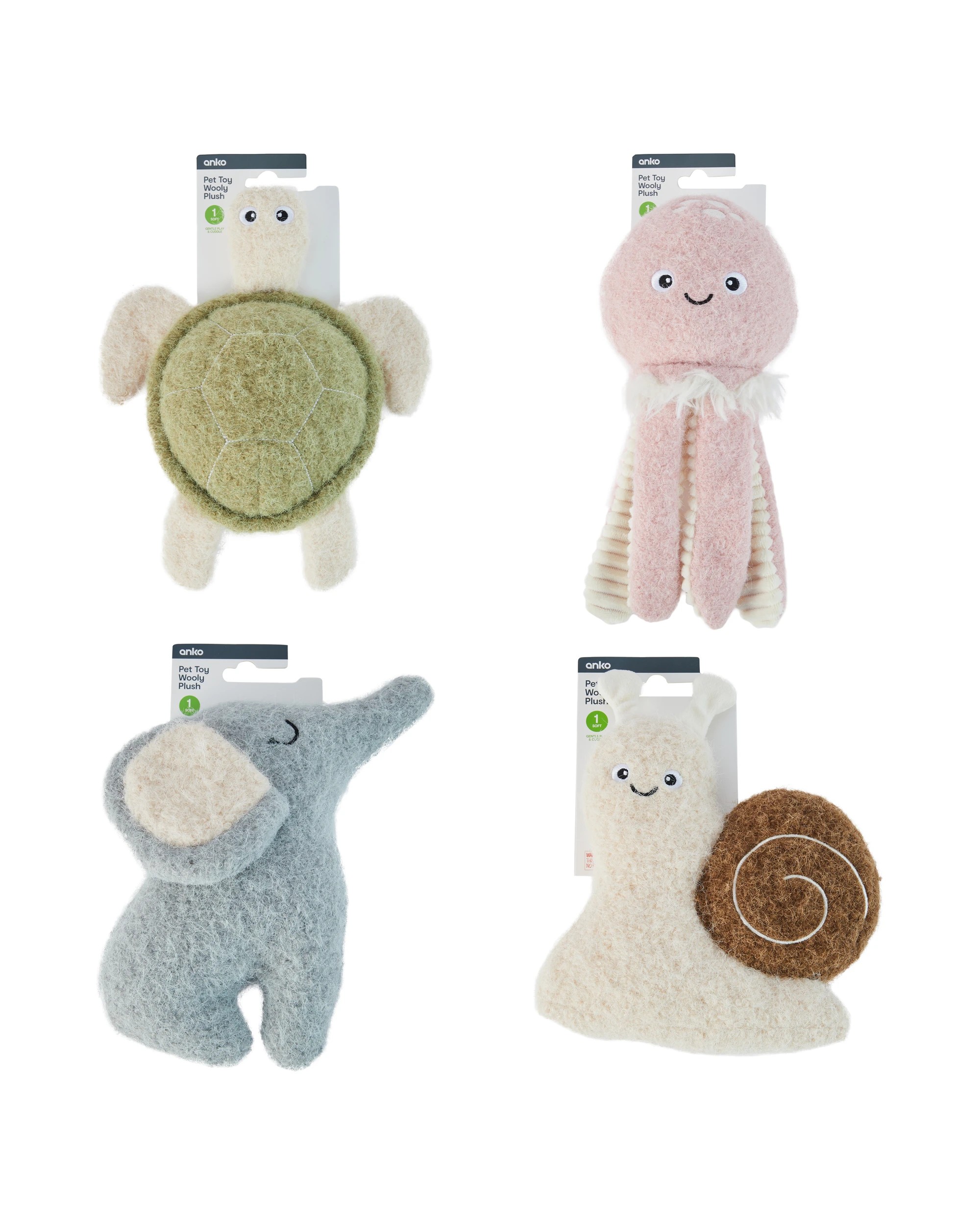 3 Wooly Plush Toy - Assorted, 3 of 3