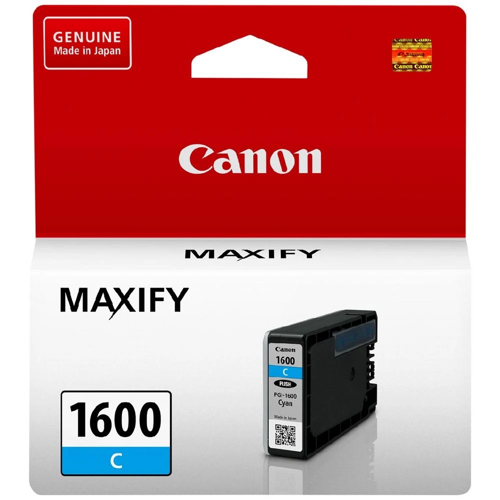 1 Canon PGI 1600 Ink Cartridge Cyan, 1 of 4