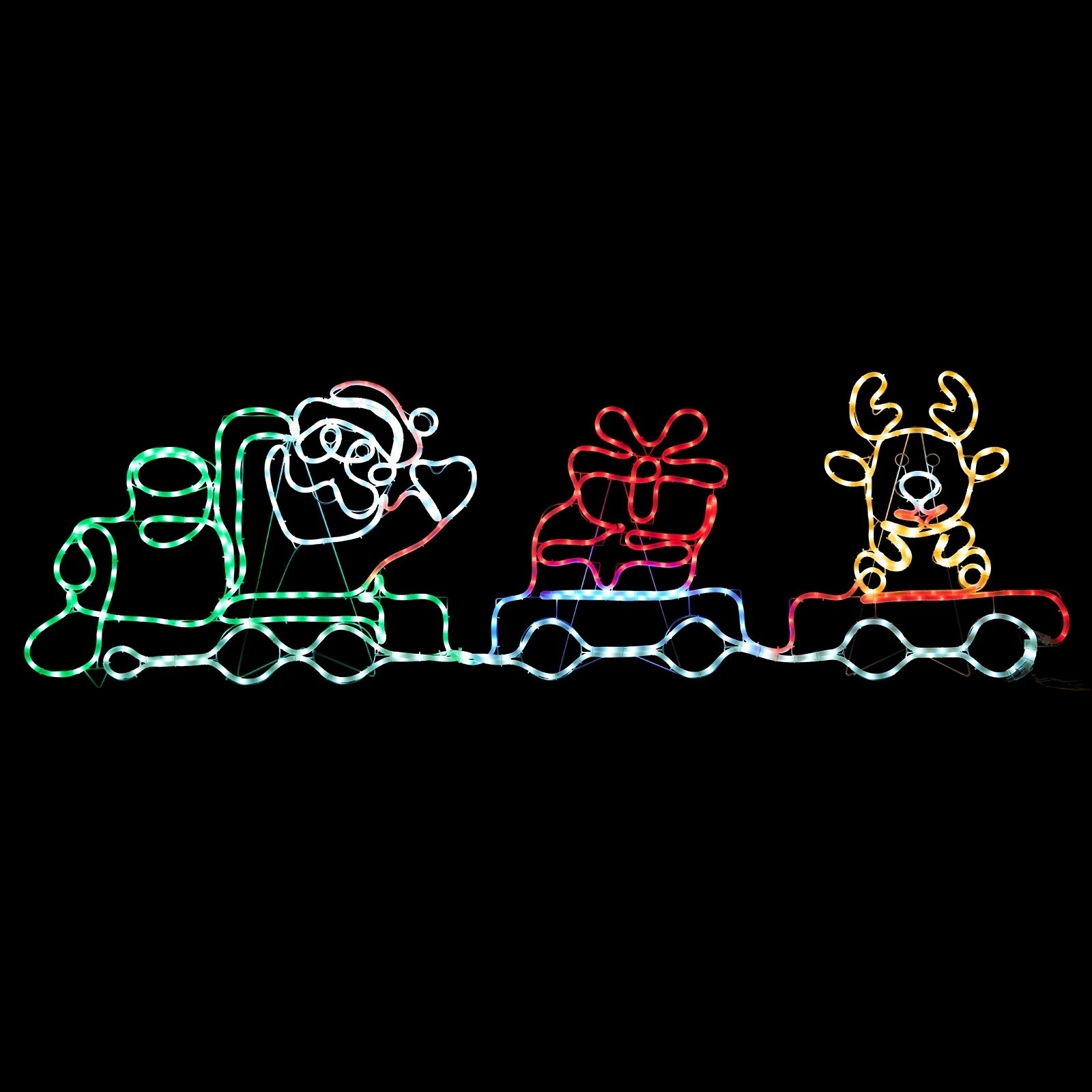 1 Tinseltown Christmas Light Led Motif Lights Santa Train 196cm Xmas Decor Display
 - Multi, 1 of 8