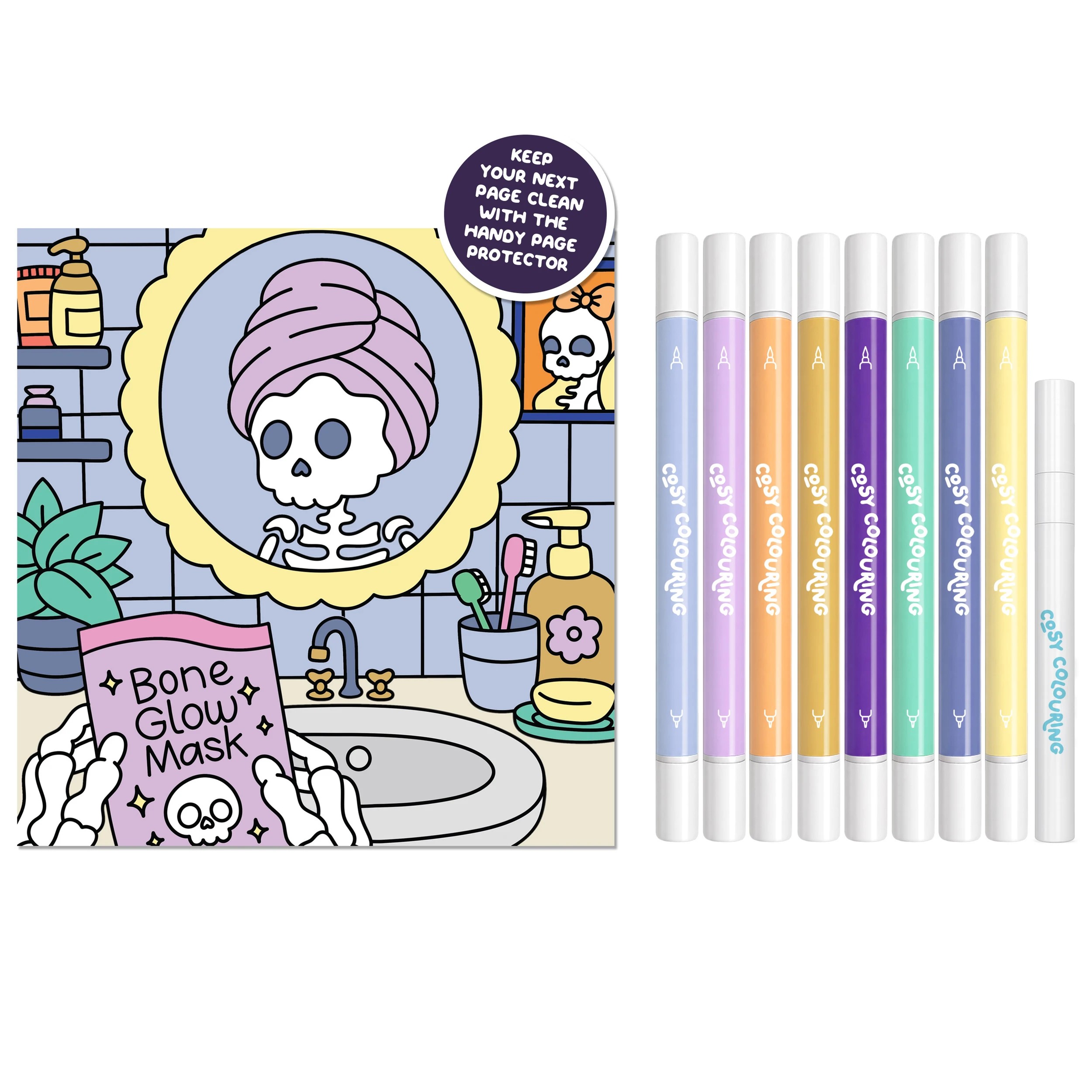 3 Art Maker Cosy Colouring Art Kit: Spooky and Sweet - Book, 3 of 5