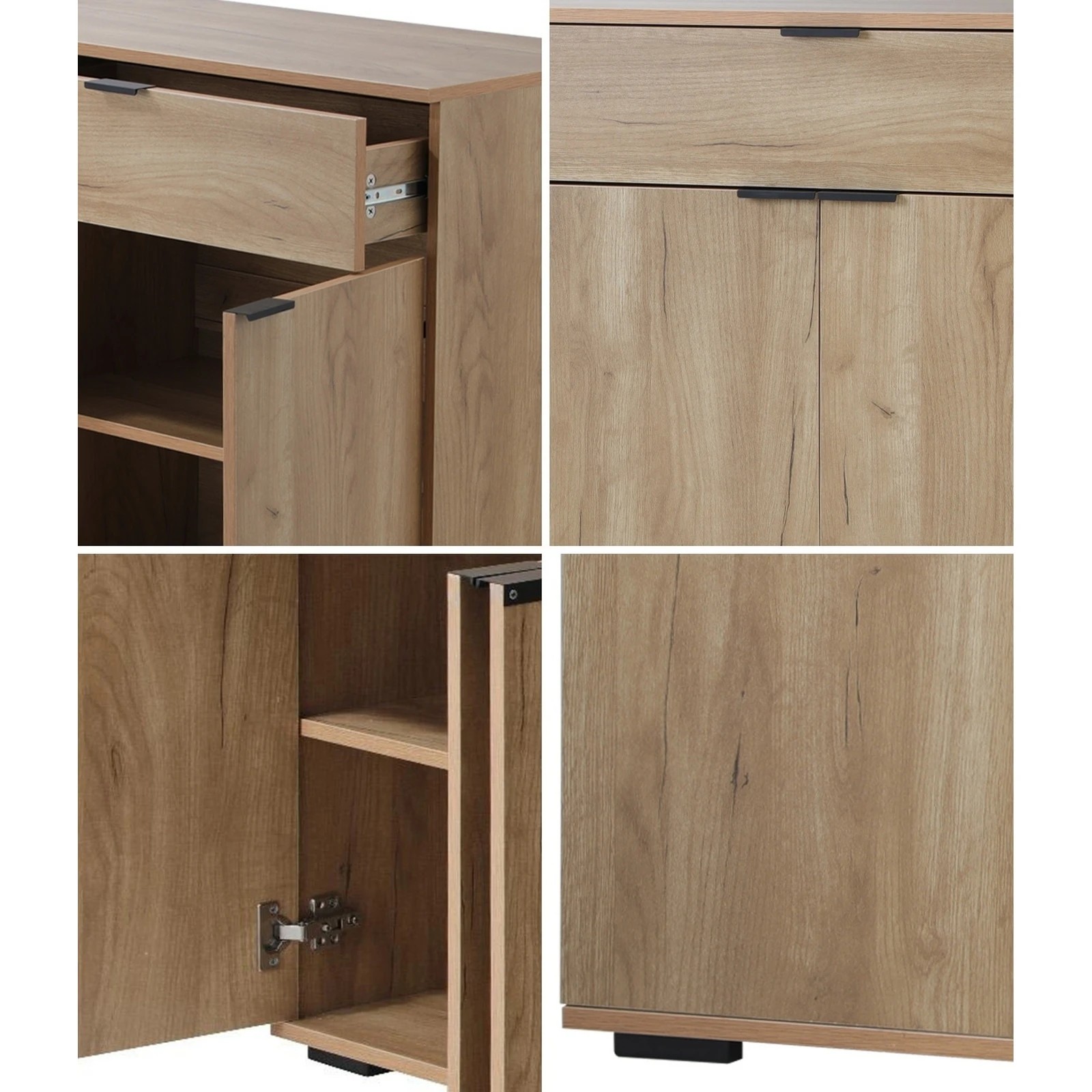 4 Oikiture Sideboard Buffet High Gloss
 - Natural, 4 of 10