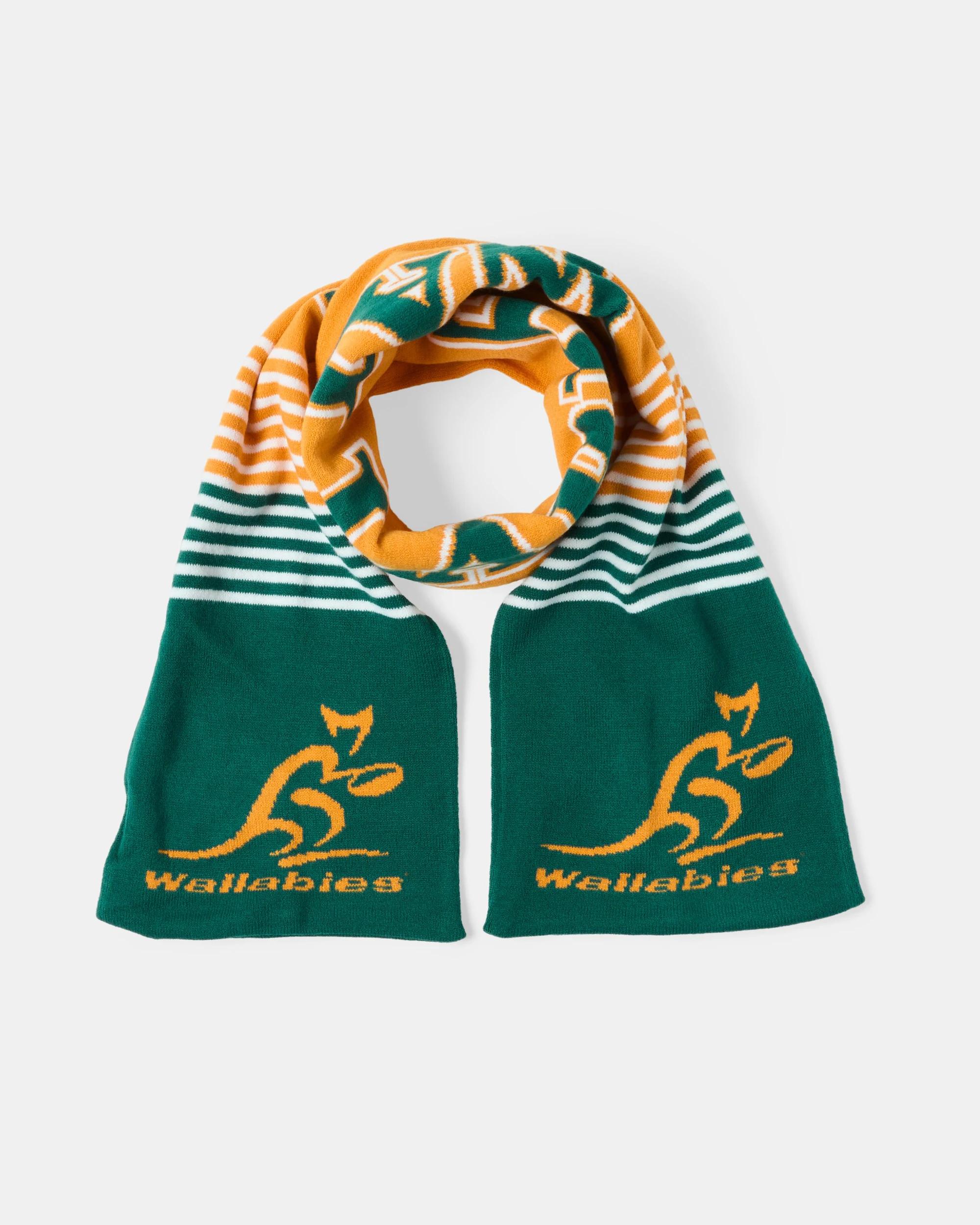 1 Wallabies Rugby License Scarf Yellow, 1 of 2