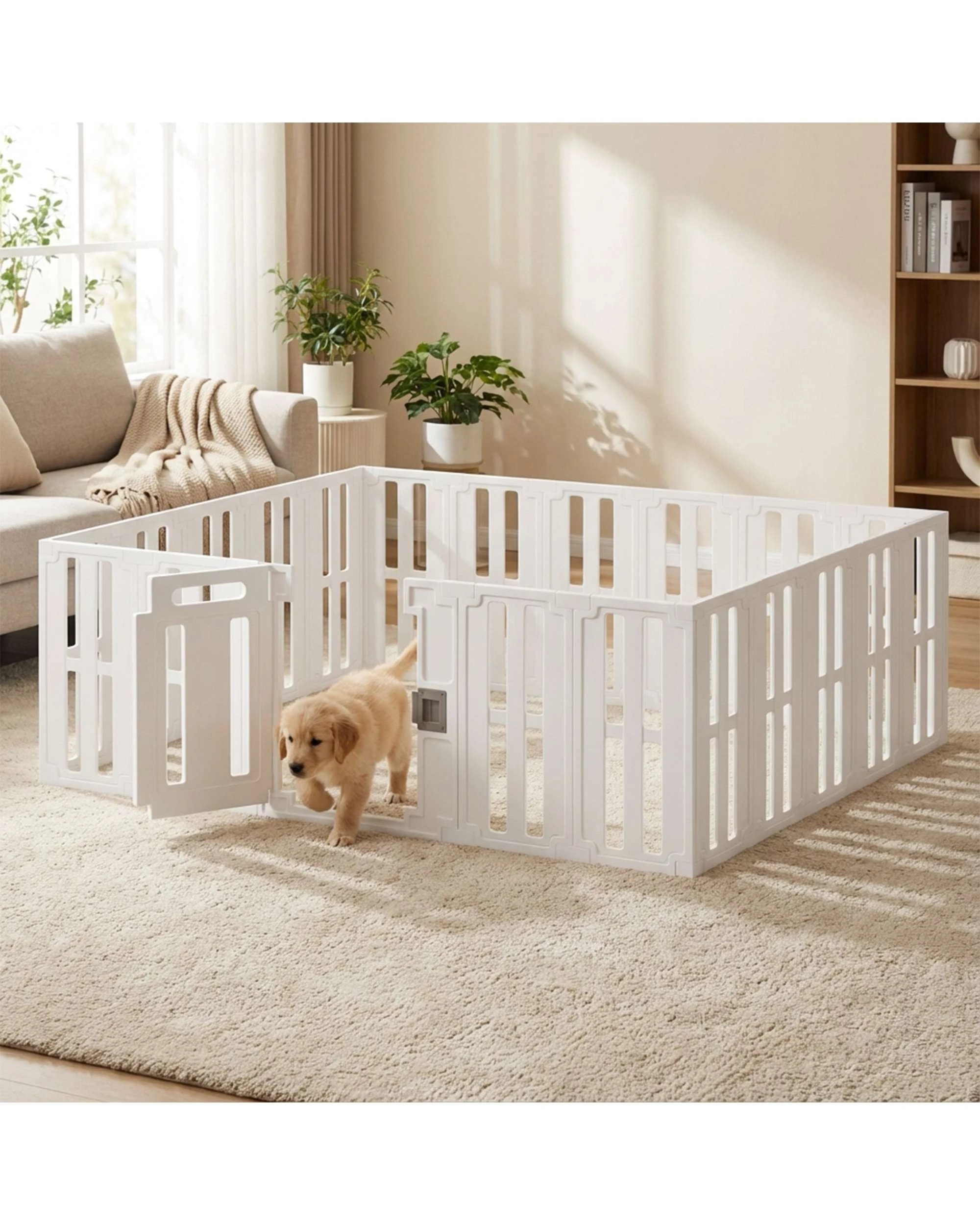 4 Advwin Pet Playpen Enclosure Pet Fence, 4 of 8