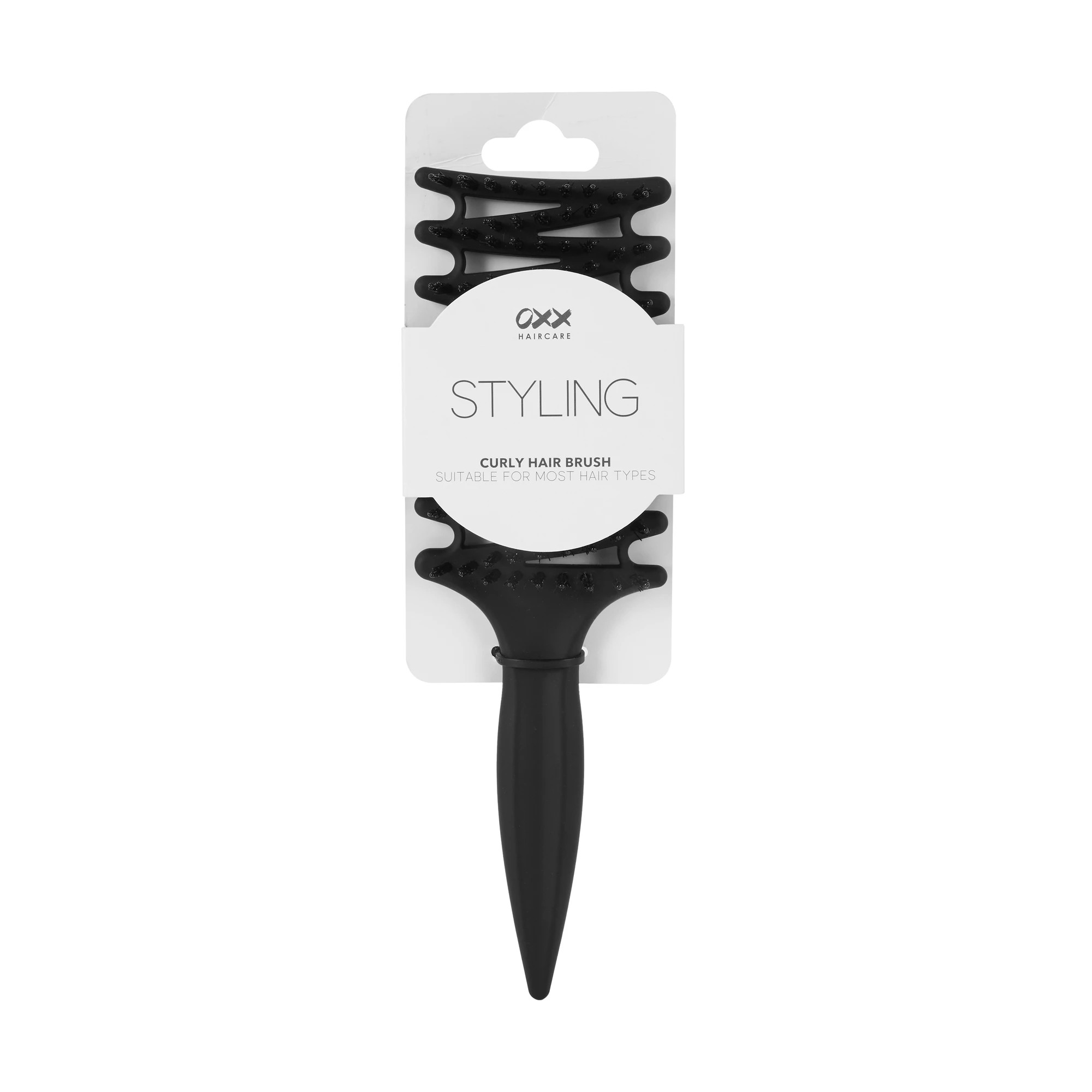 4 OXX Haircare Styling Curly Hair Brush - Black, 4 of 4