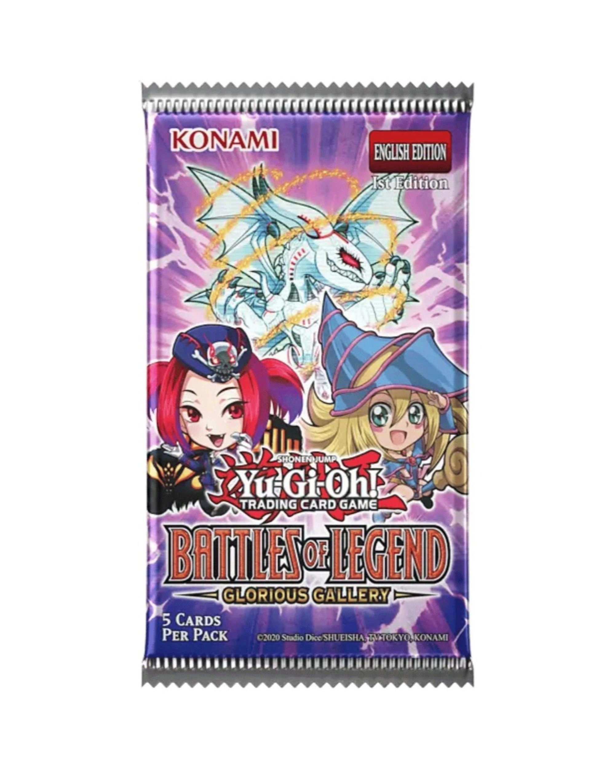 2 Yu-Gi-Oh! TCG: Battles of Legend Glorious Gallery 3 Booster Tuckbox, 2 of 3