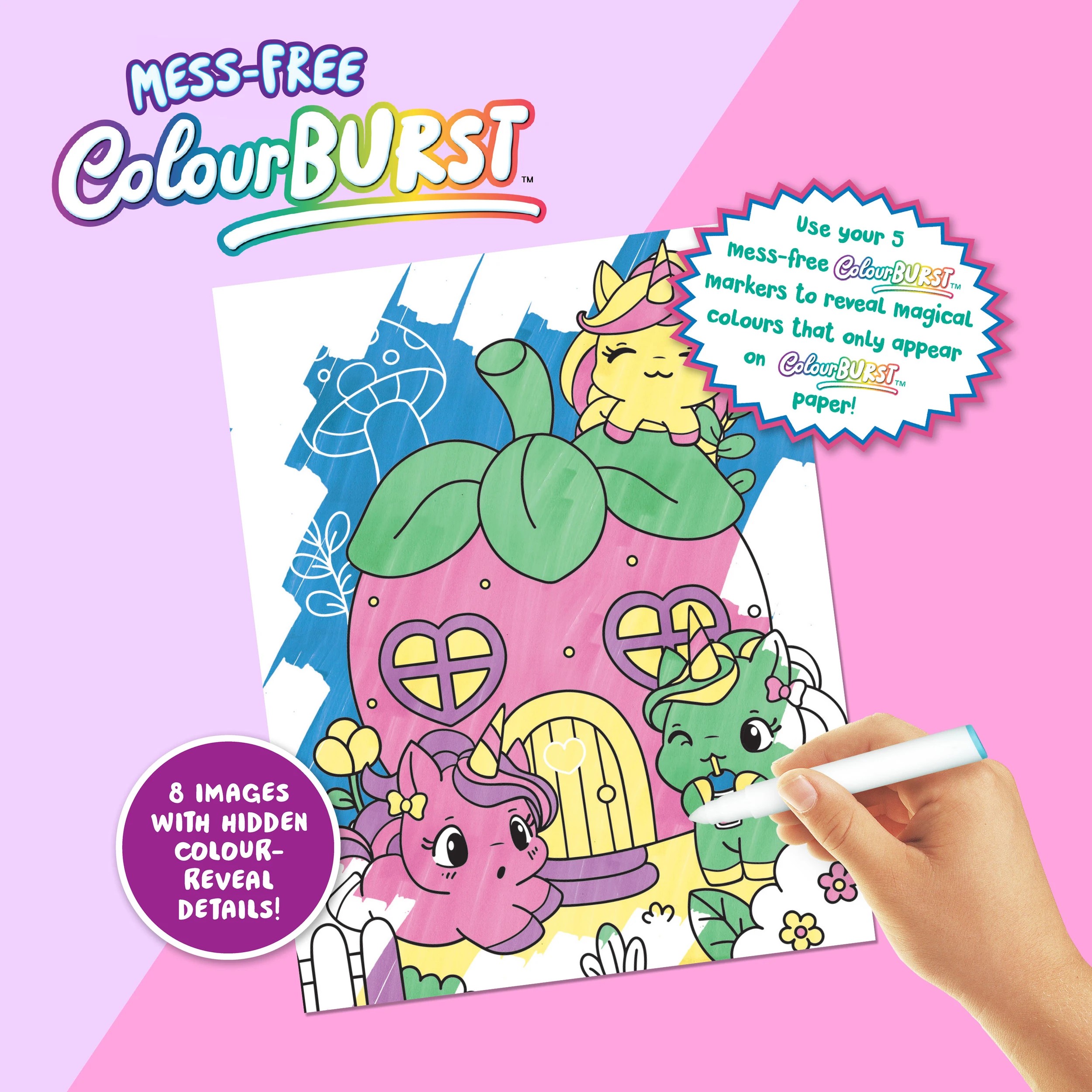 4 INKredibles Mess-Free ColourBurst Unicorn Dreams Activity Kit - Book, 4 of 6