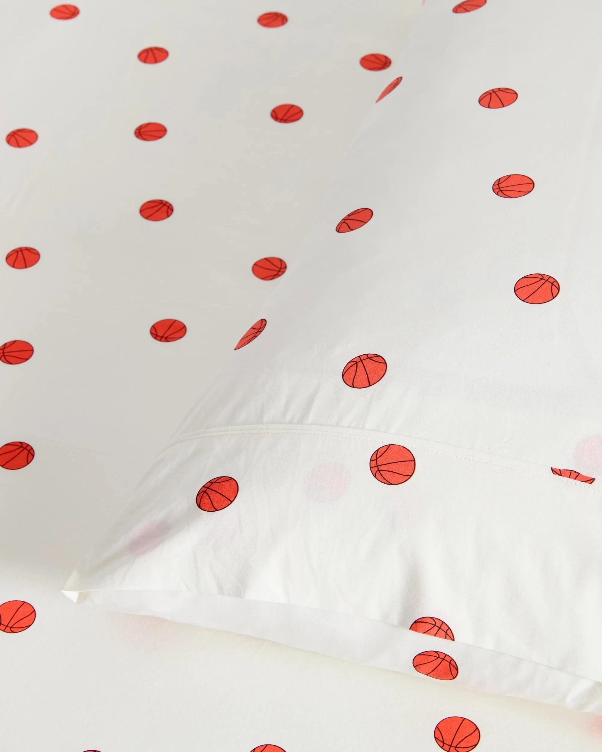 3 Target Bronny Australian Cotton Basketball Kids Fitted Sheet Set - Double Bed - White, 3 of 4