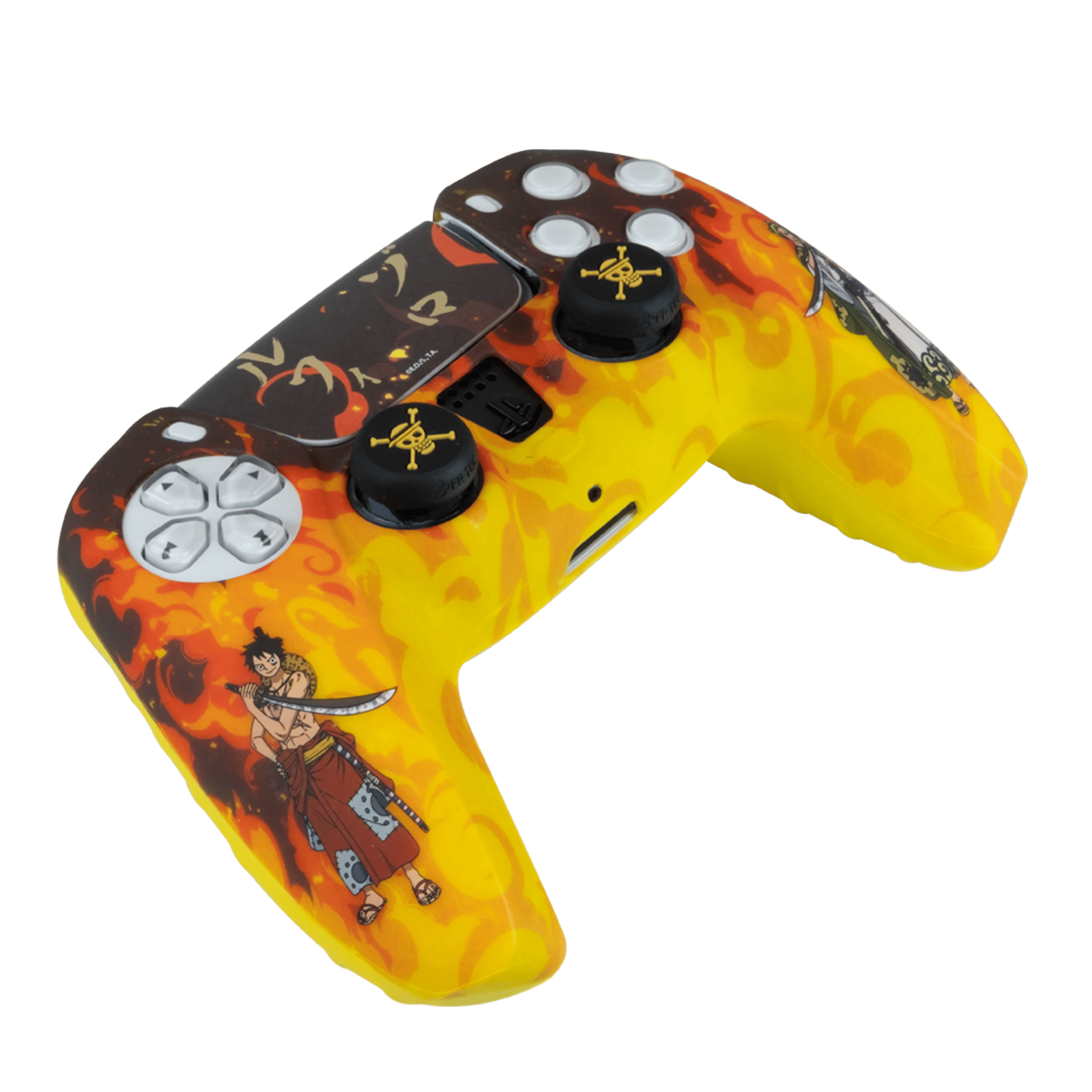 4 One Piece Fire Custom Kit - PlayStation 5 DualSense Controller - Multi, 4 of 5
