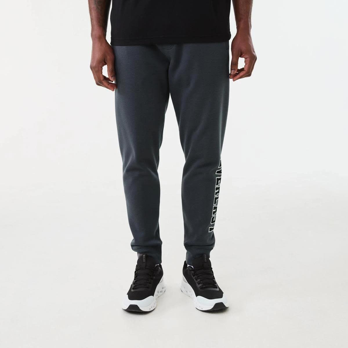 2 Everlast Mens Block Trackpants EVER ASH GREY, 2 of 7