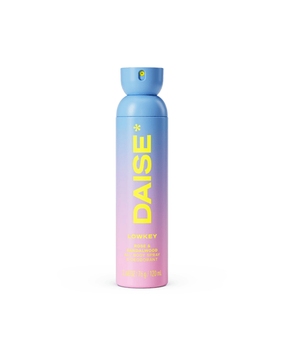 DAISE Lowkey All Body Spray and Deodorant 120ml - Rose and Sandalwood Scent