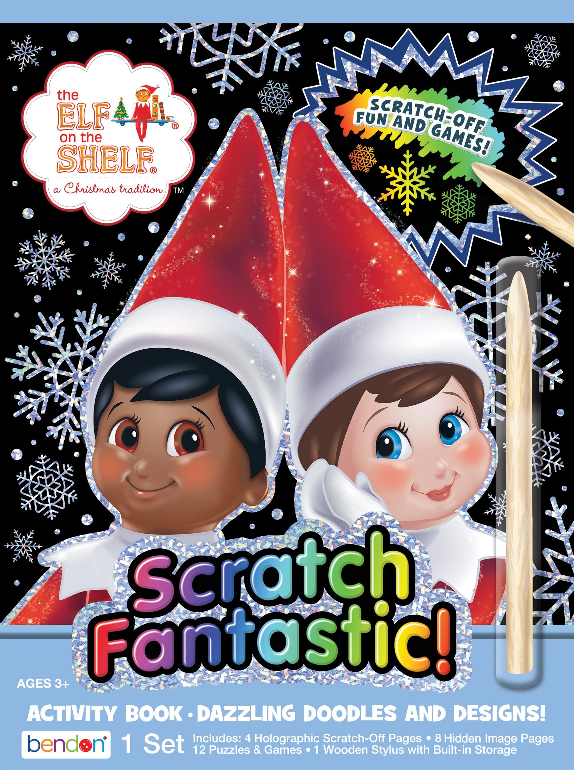 1 The Elf on the Shelf: A Christmas Tradition Scratch Fantastic Activity Book, 1 of 3
