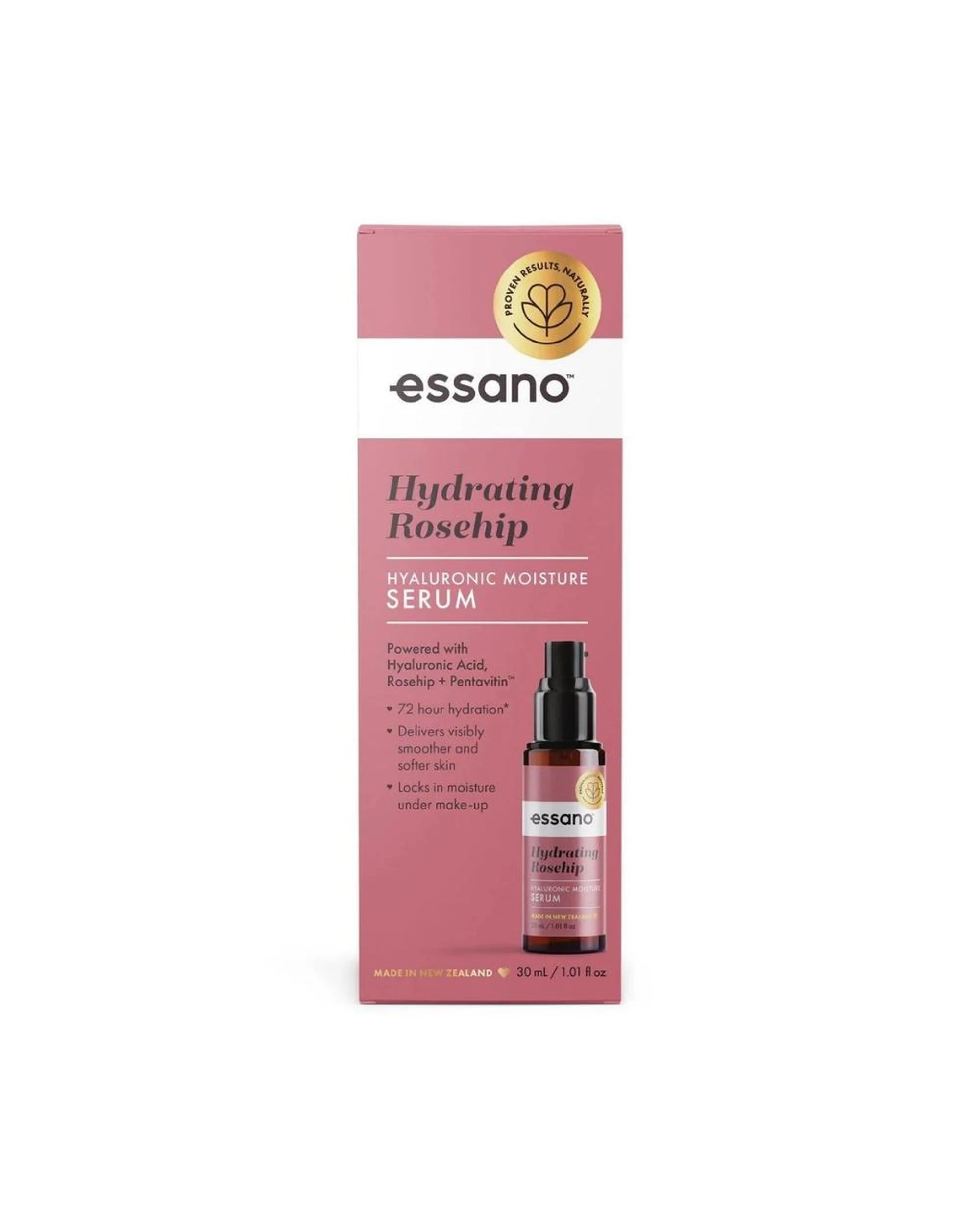 2 Essano Hydrating Rosehip Hyaluronic Moisture Serum 30mL, 2 of 2
