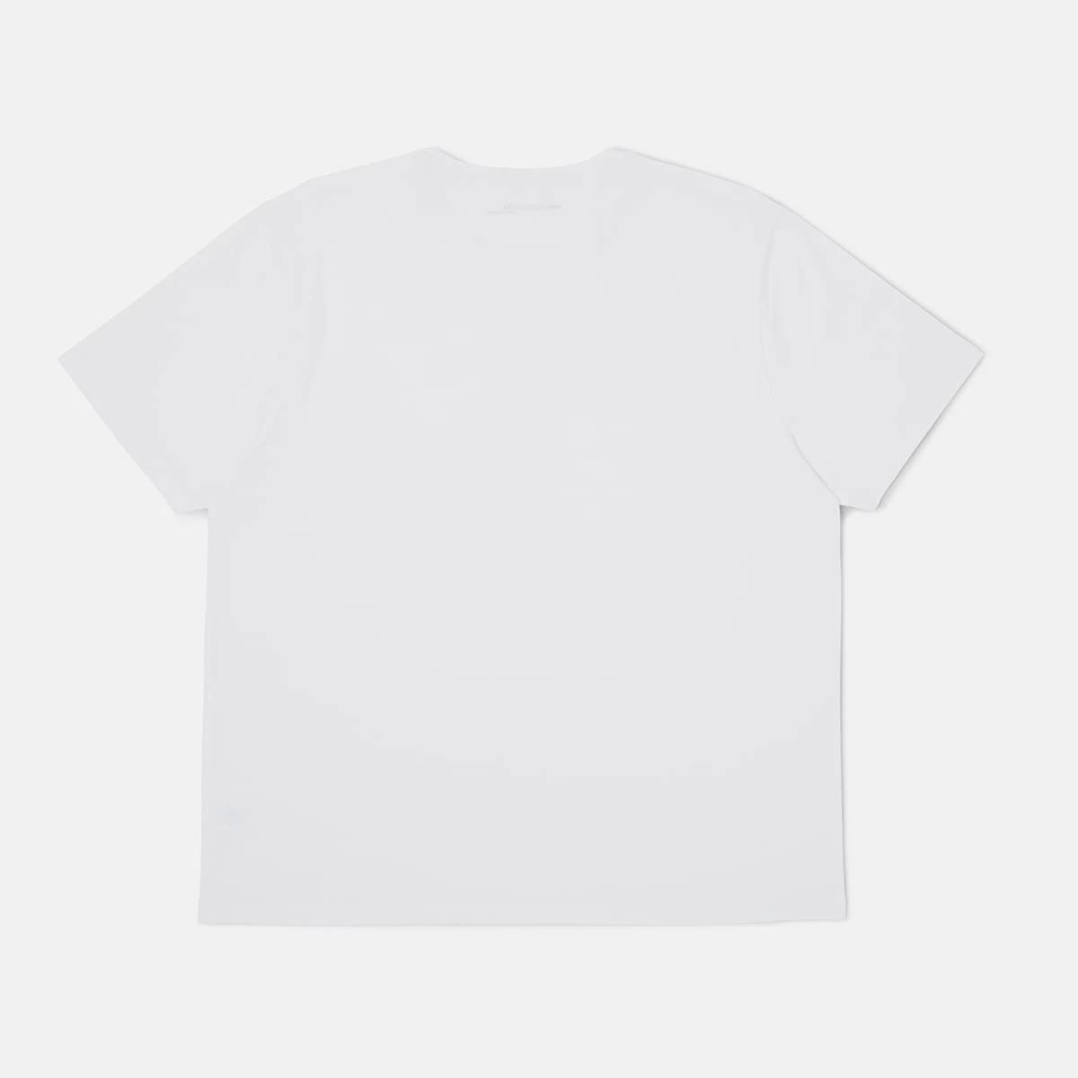 6 Men's Larger Size Basic Short Sleeve T-shirt White, 6 of 7