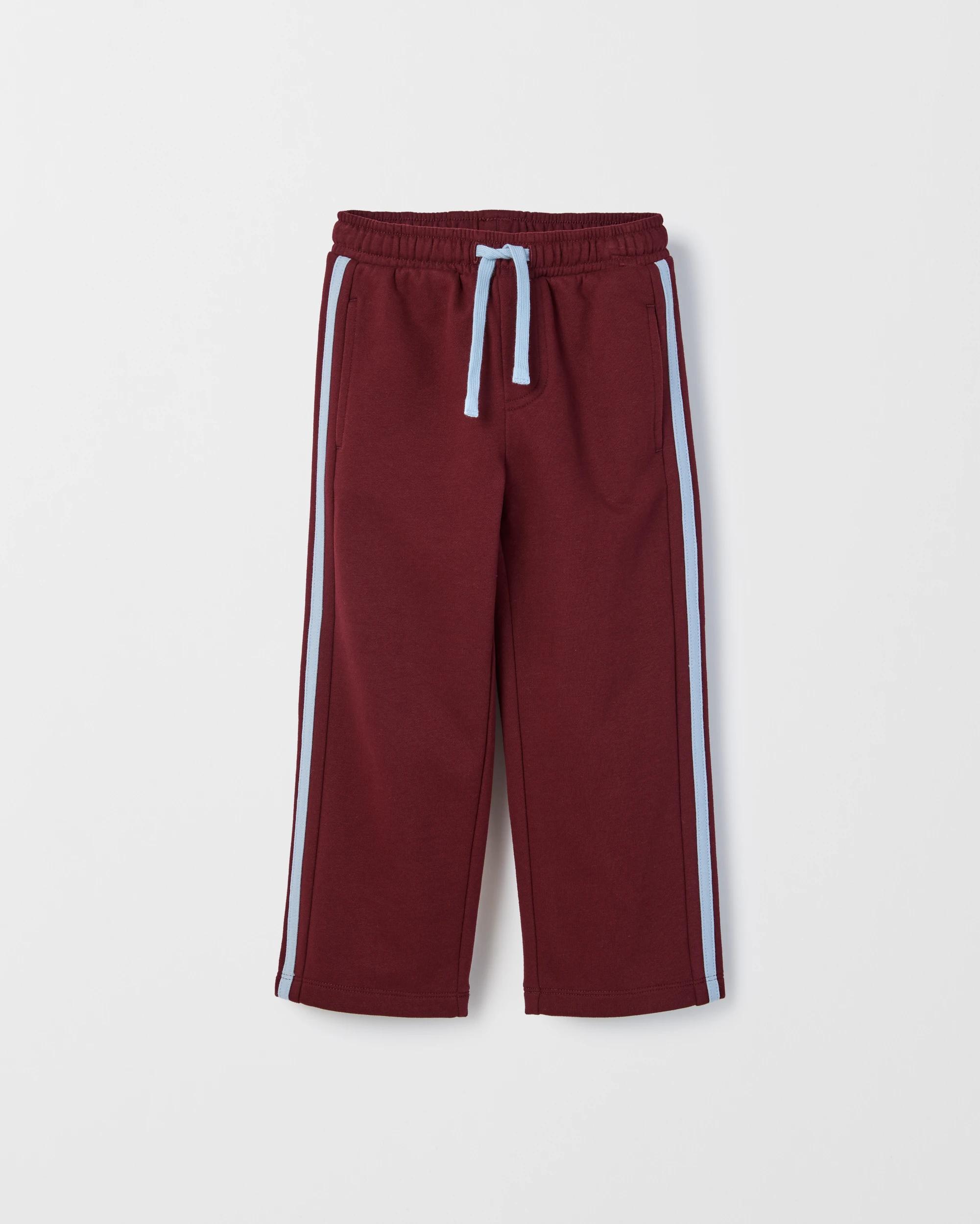 1 Target Kids Australian Cotton Blend Trackpants PORT BURGUNDY, 1 of 2