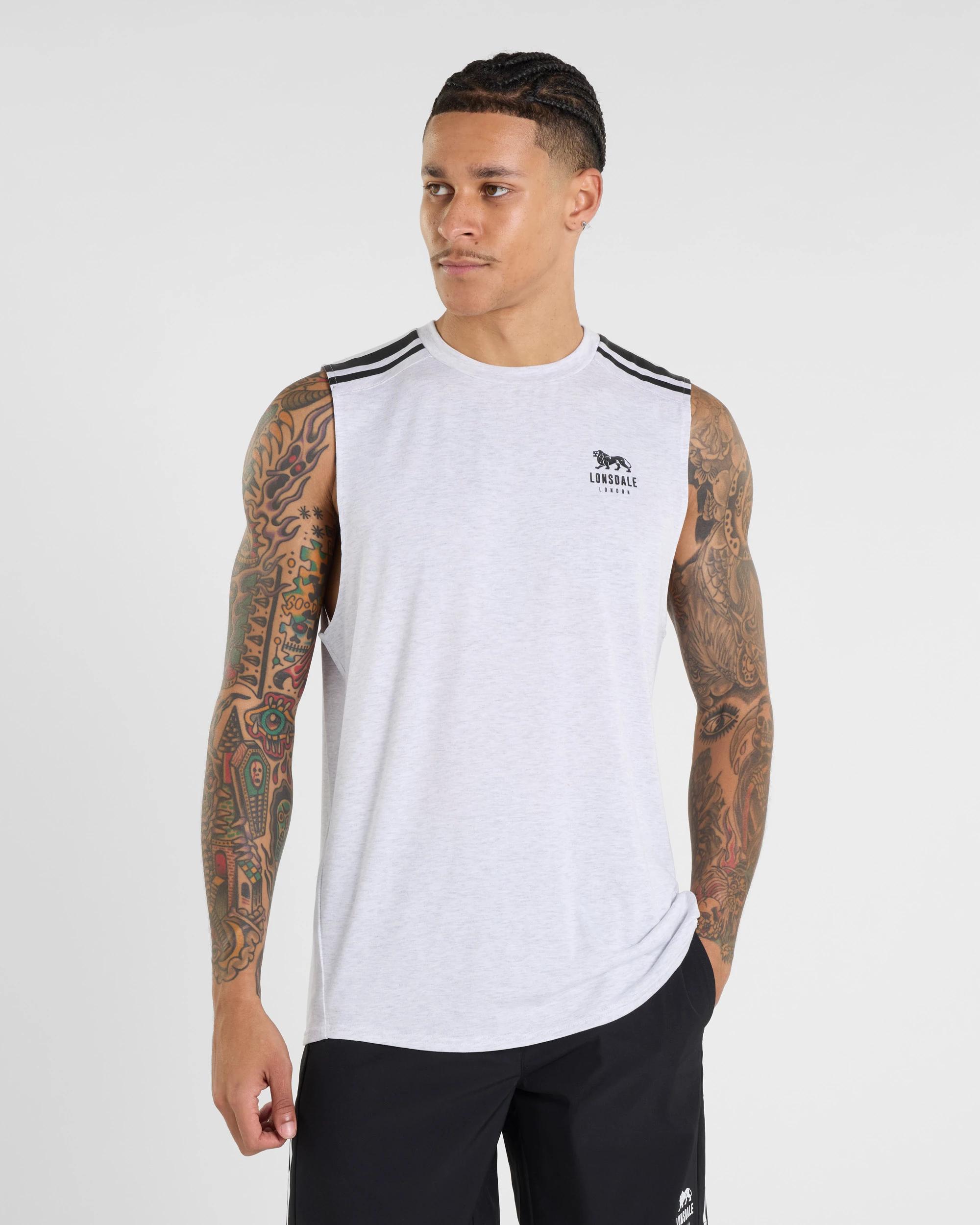 1 Active Muscle Tank - Lonsdale London WHITE, 1 of 5