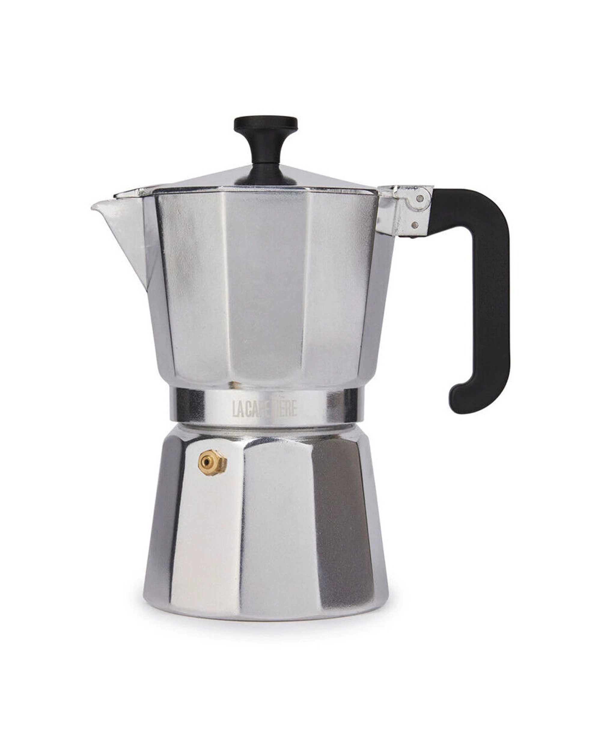1 La Cafetiere Venice 6-Cup 290ml Espresso Maker Aluminum Coffee Pot - Silver, 1 of 6