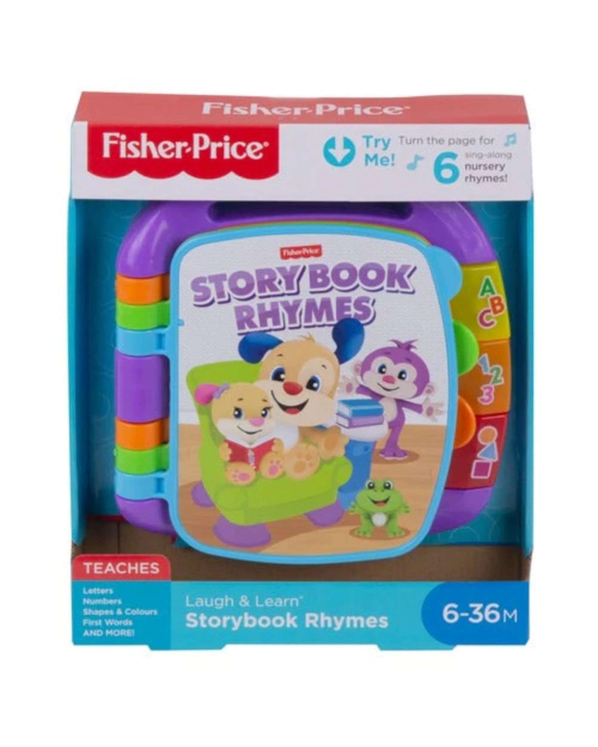 1 Fisher-Price Laugh and Learn Storybook Rhymes Purple, 1 of 1