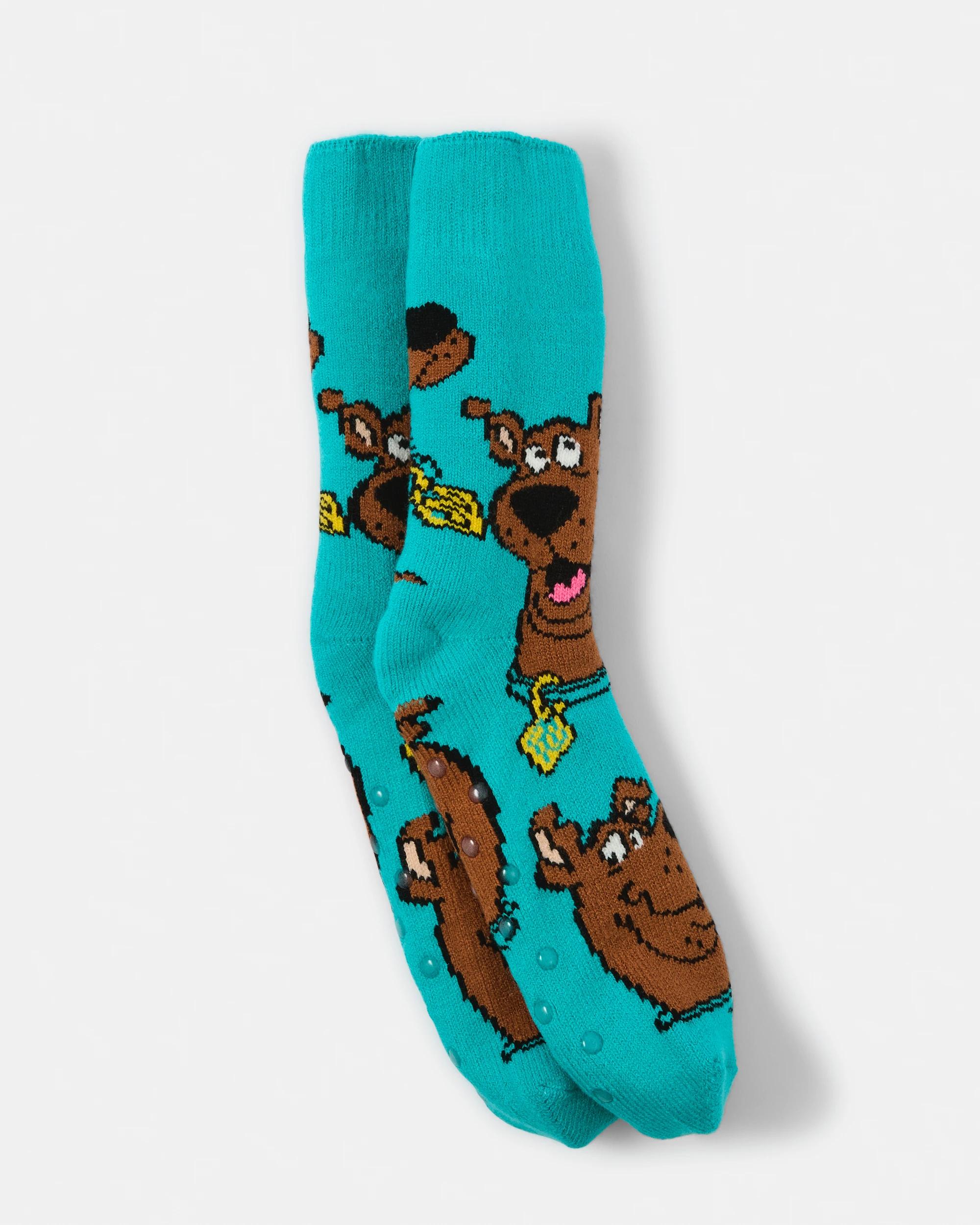 1 License Thermal Home Socks Scooby W26, 1 of 3