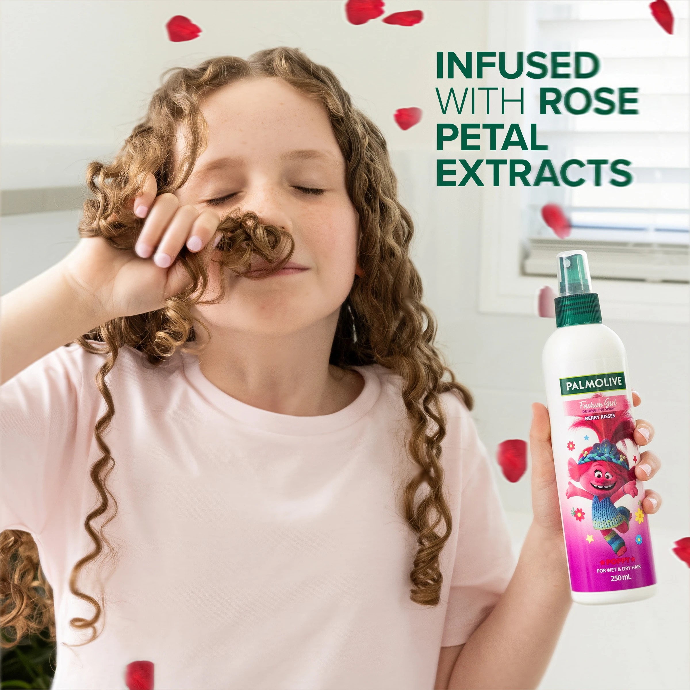 8 Palmolive Fashion Girl Detangling Spray - 250ml, Rose Kisses, 8 of 10