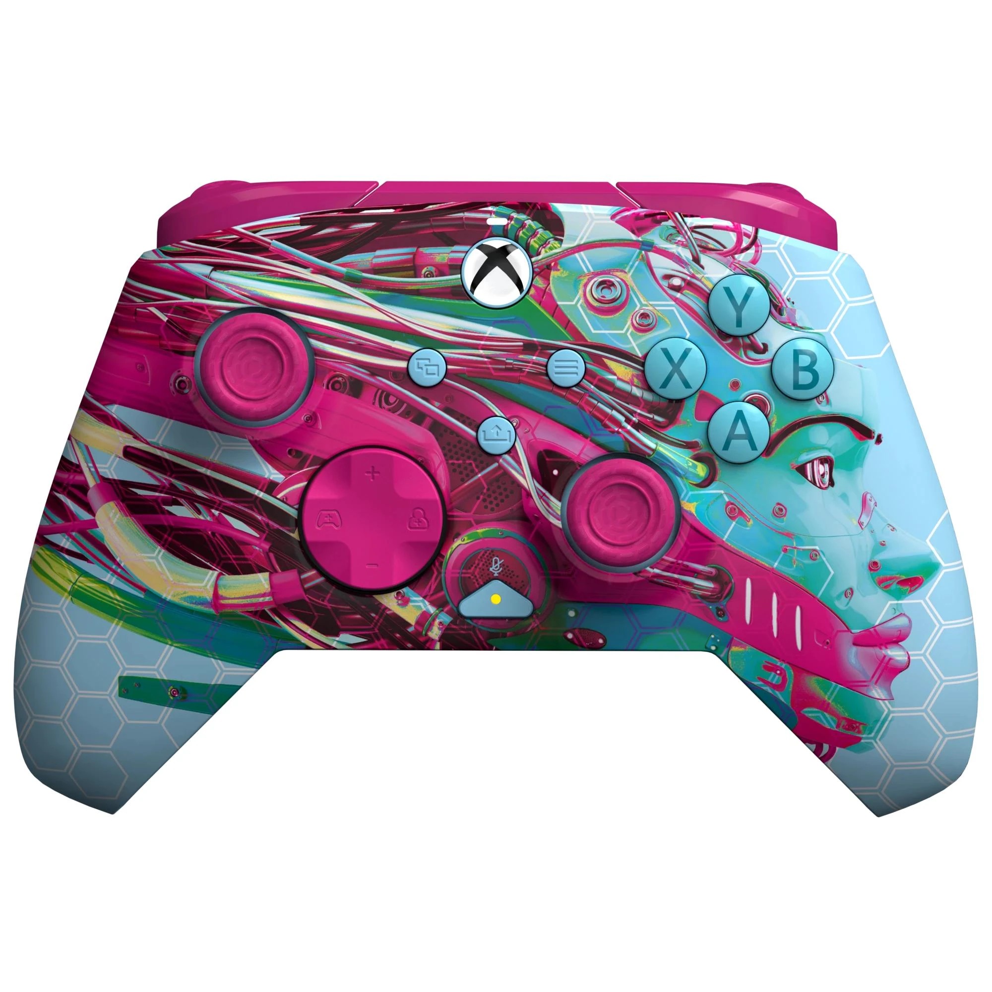 1 PDP Xbox Rematch Glow Advanced Wired Controller Android Dreams - Multi, 1 of 5