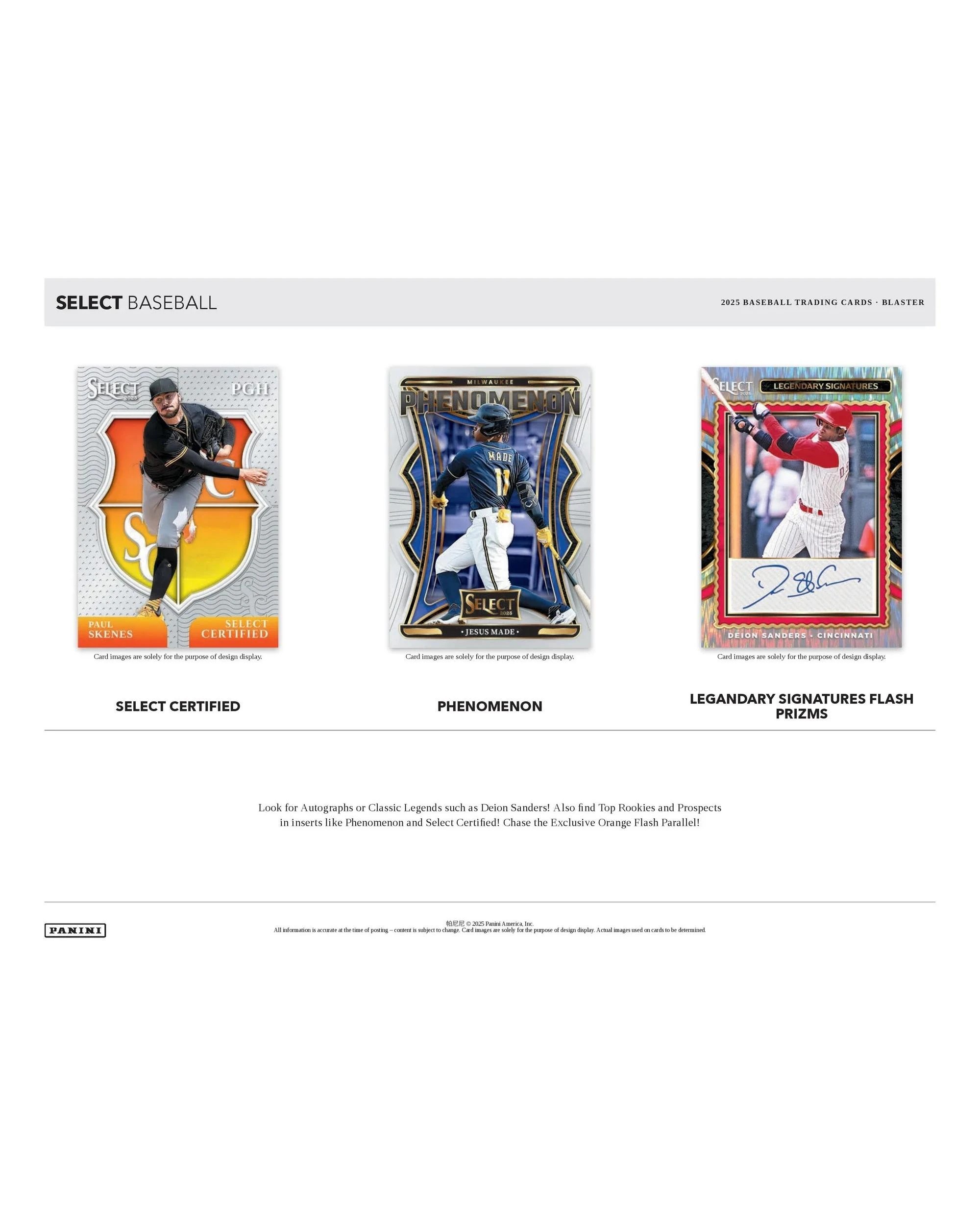 5 Panini 2025 Select Baseball Blaster Box, 5 of 6