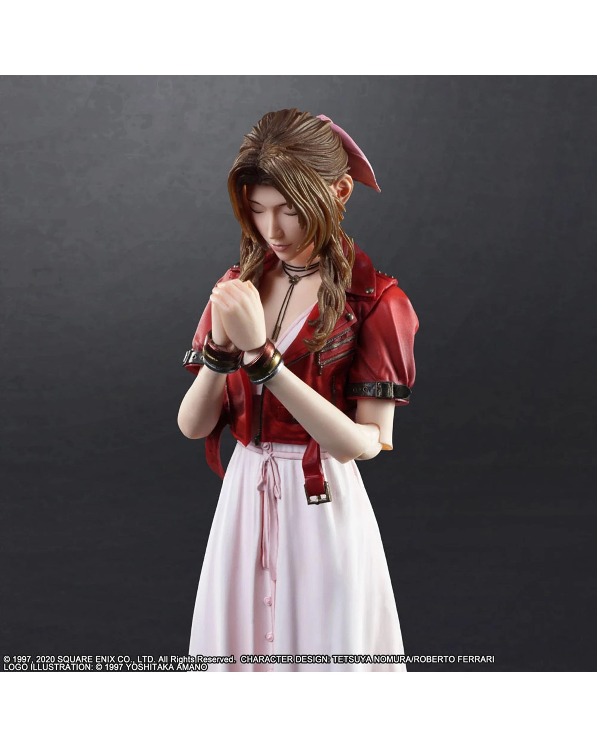 7 Final Fantasy VII Rebirth Play Arts Kai Aerith Gainsborough Figure, 7 of 9