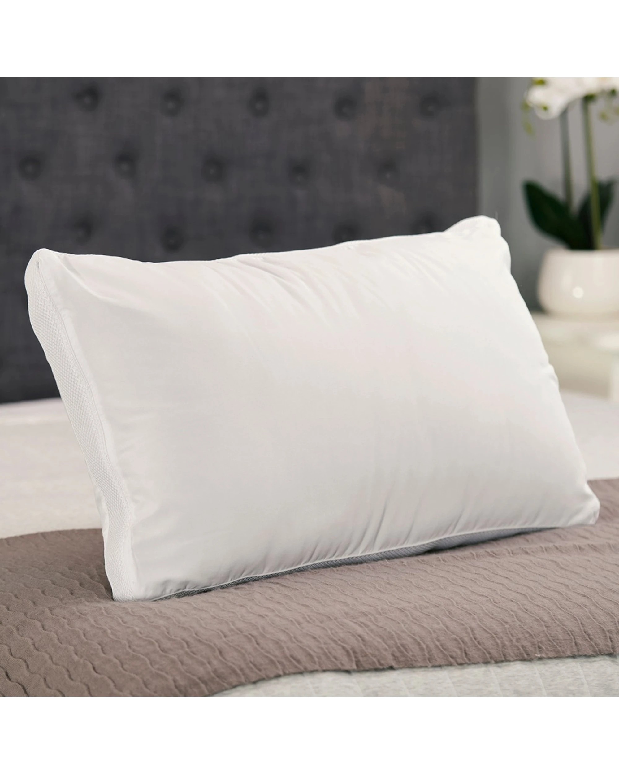 2 Tontine Comfortech Hydrocool Active Pillow Firm High Profile - White, 2 of 4