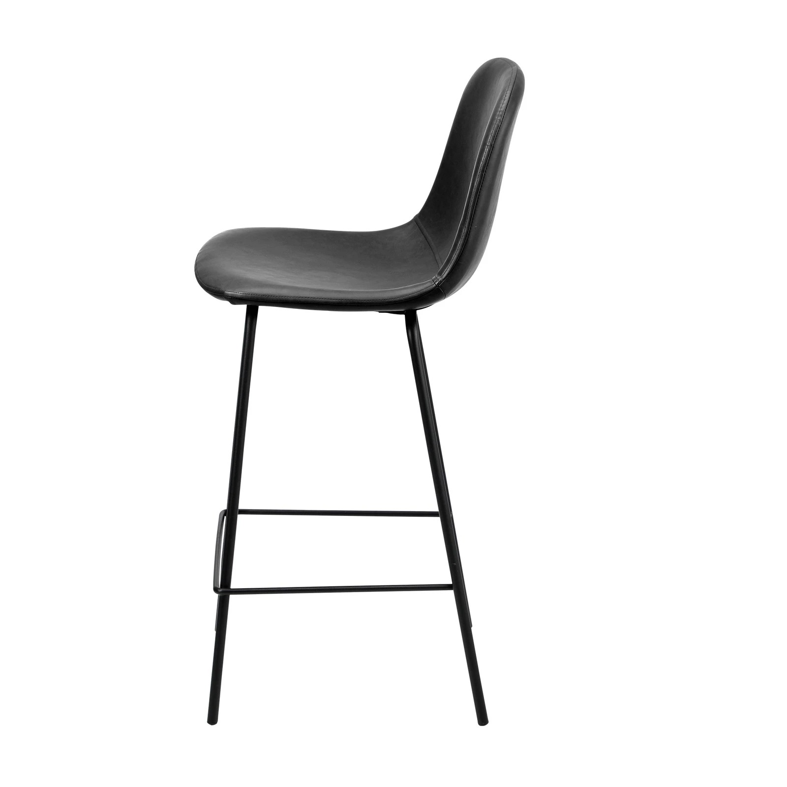 7 Oikiture 4x Bar Stools Barstool - Black, 7 of 9