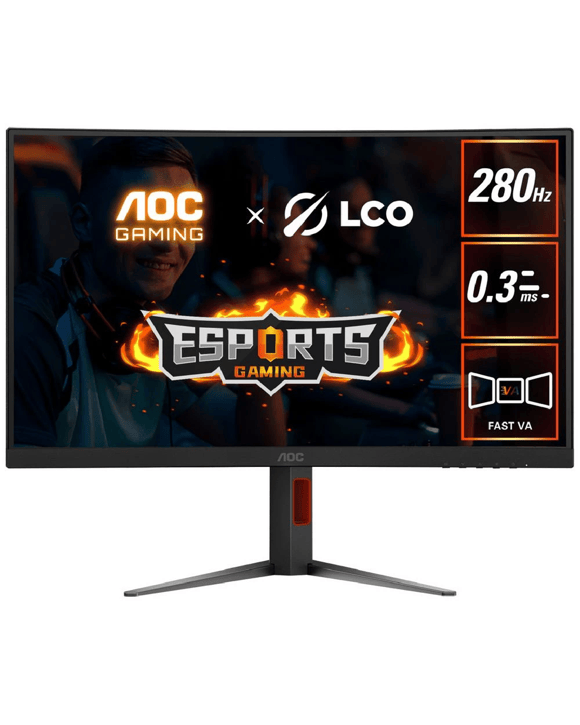 AOC 27 FHD 280HZ 0.3ms Curved Gaming Monitor C27G4Z