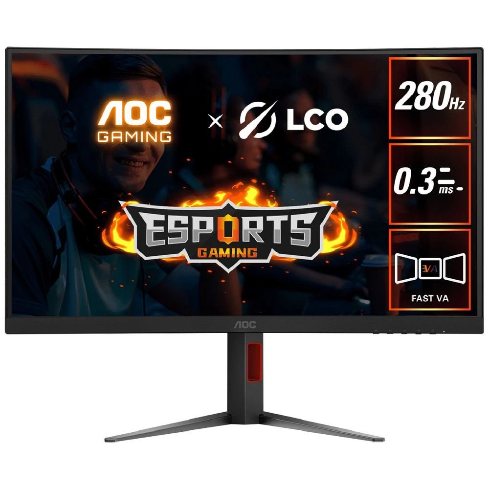 1 AOC 27" FHD 280HZ 0.3ms Curved Gaming Monitor C27G4Z, 1 of 8