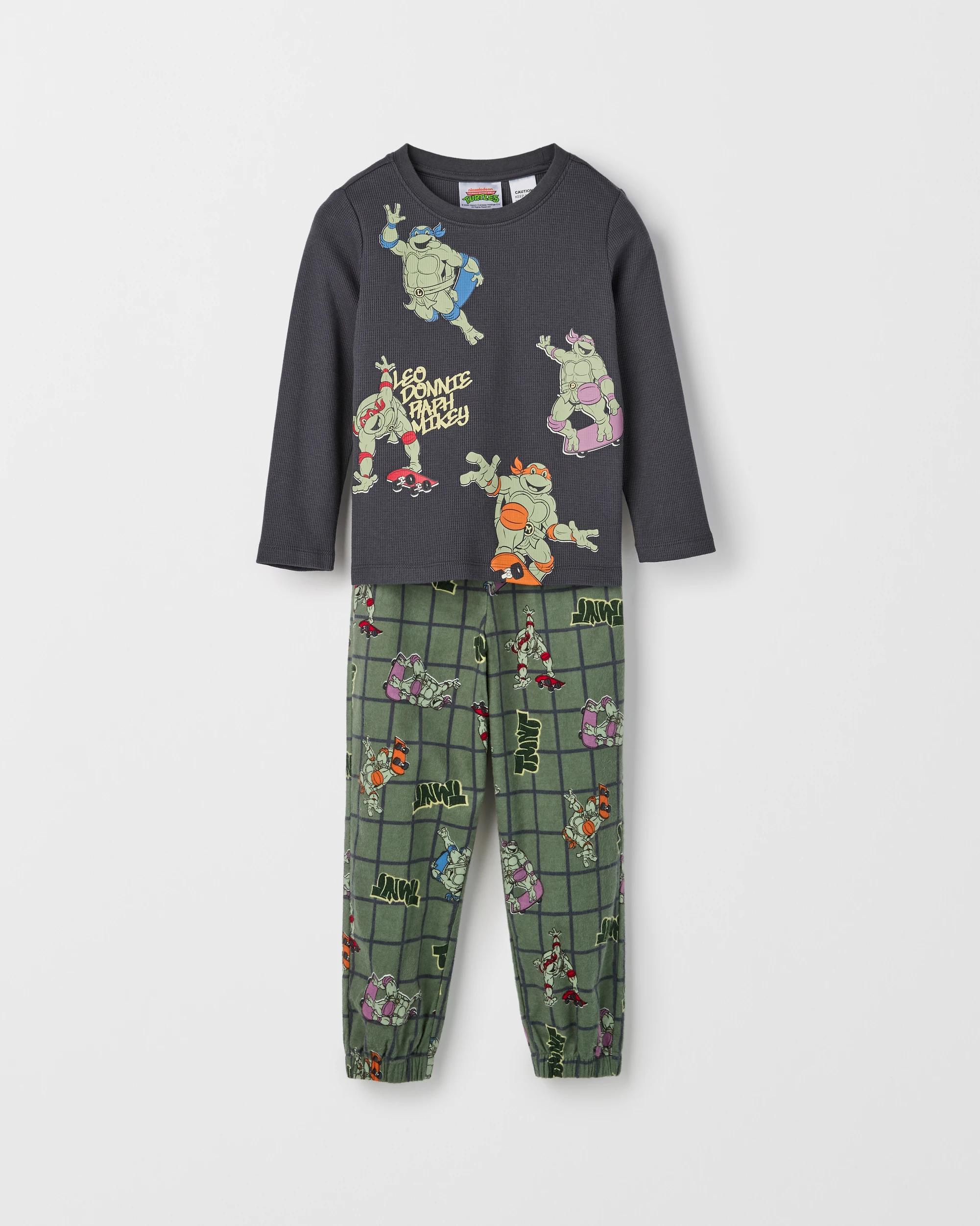1 Teenage Mutant Ninja Turtles Australian Cotton Younger Boys Pyjama Set TEENAGE MUTANT NINJA TURTLES, 1 of 4