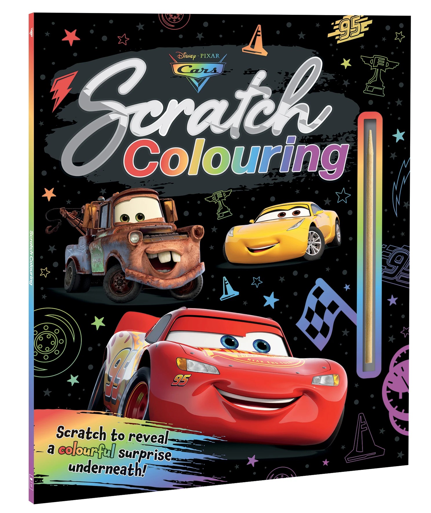 1 Disney Pixar Cars: Scratch Colouring Book, 1 of 1