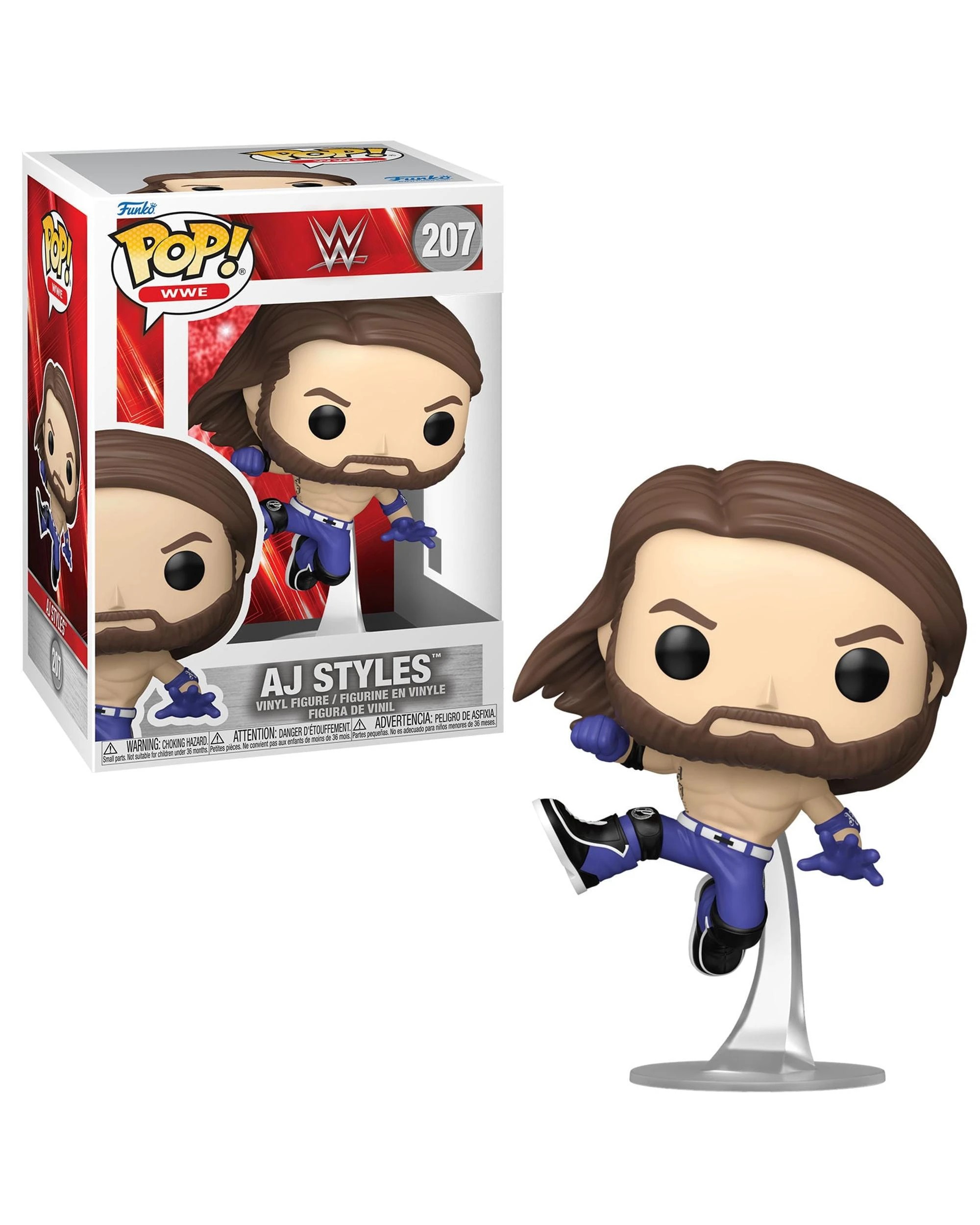 1 WWE AJ Styles Funko POP! Vinyl, 1 of 3
