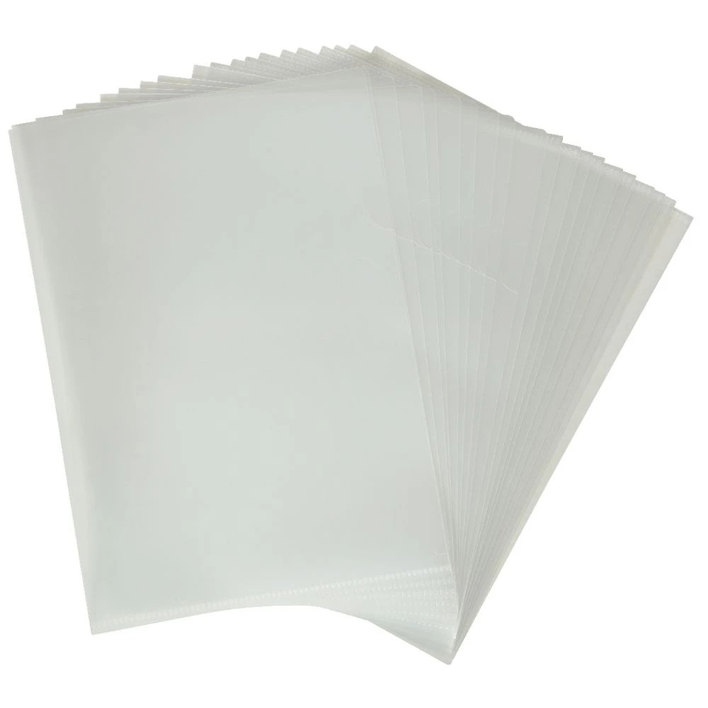 2 J.Burrows A4 Letter File Clear 20 Pack, 2 of 3