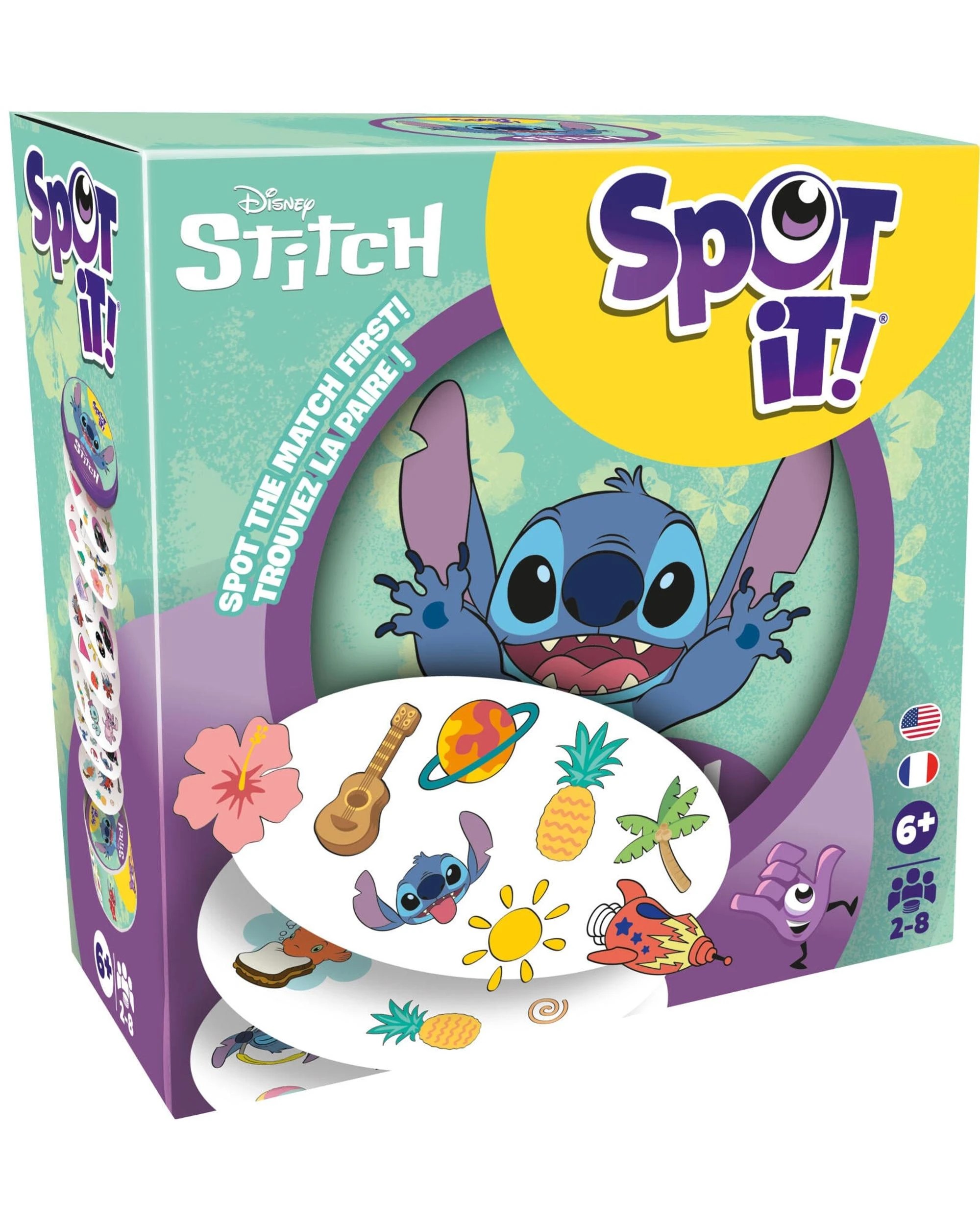 1 Spot It! Disney Stitch Card Game, 1 of 3
