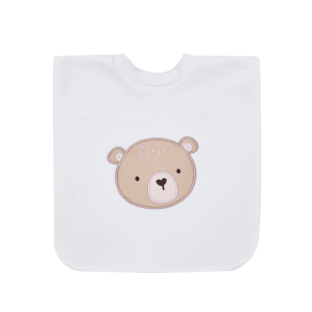 3 Big Softies 3 Pack Popover Bibs, Bear, 3 of 5