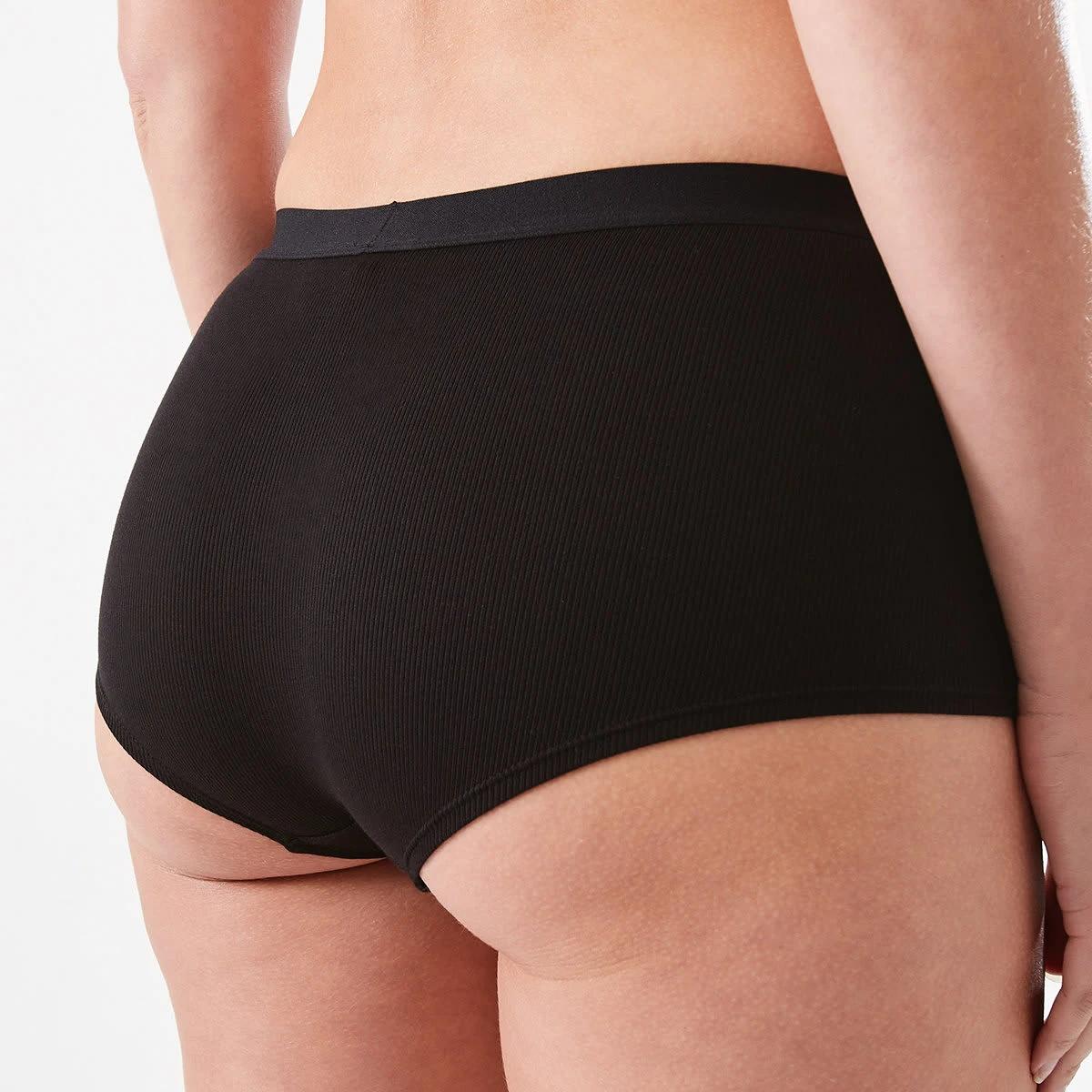 3 Rib Boyleg Briefs BLACK, 3 of 4