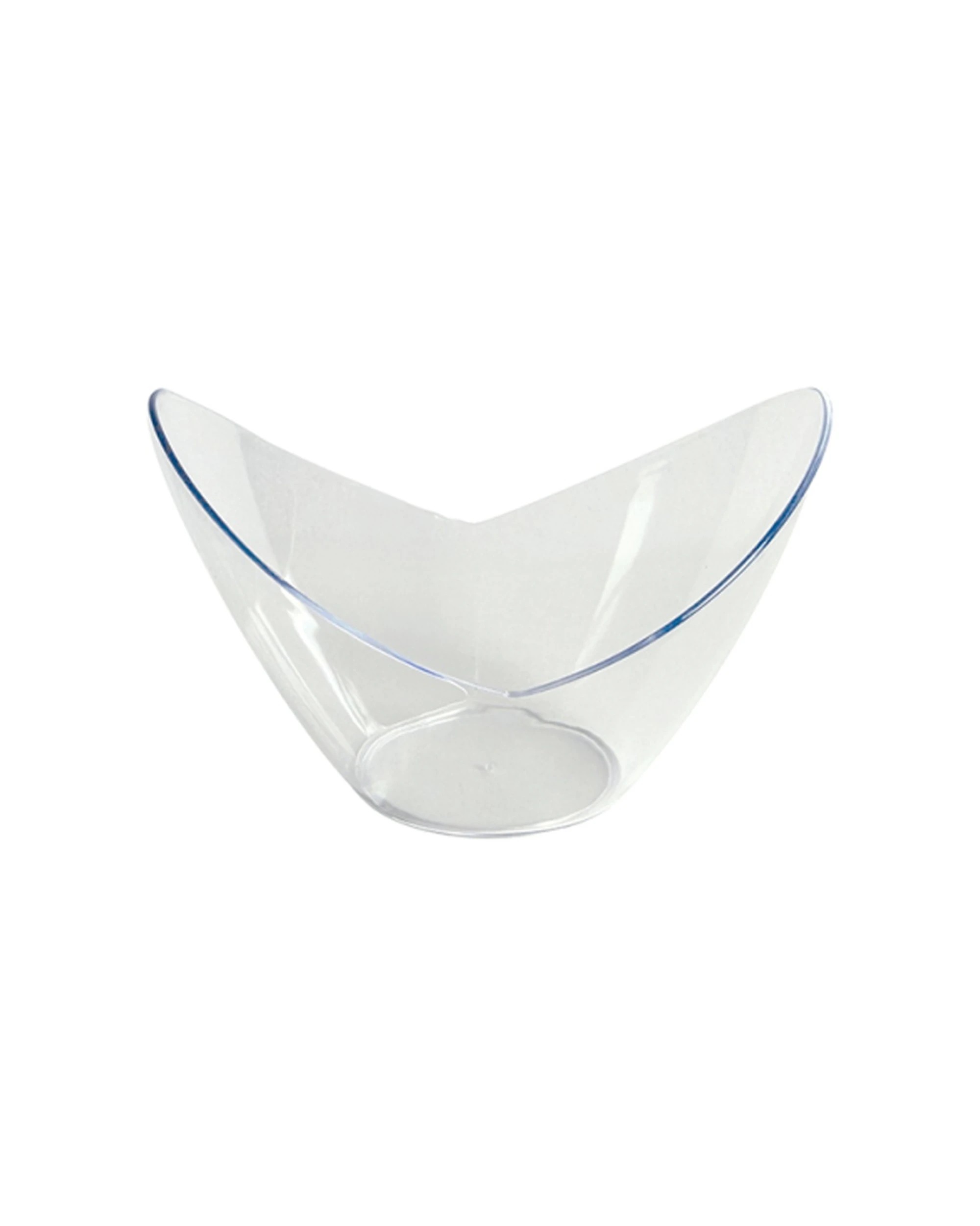 1 Partyware 8pc Mini Dish Small Serving Bowls Set Concave 83x40x58mm - Clear, 1 of 1