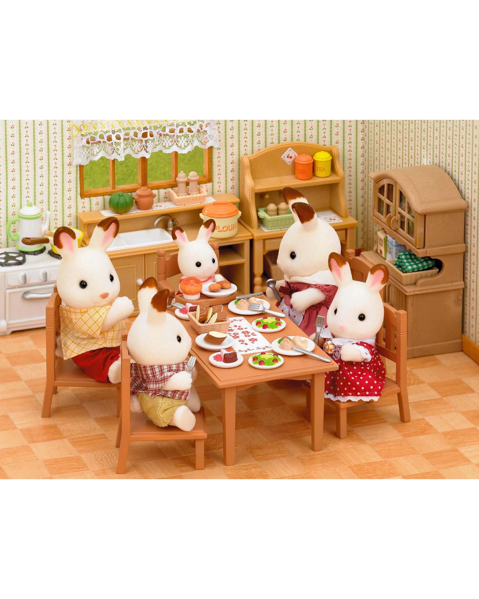 3 Sylvanian Families Family Table and Chairs, 3 of 4