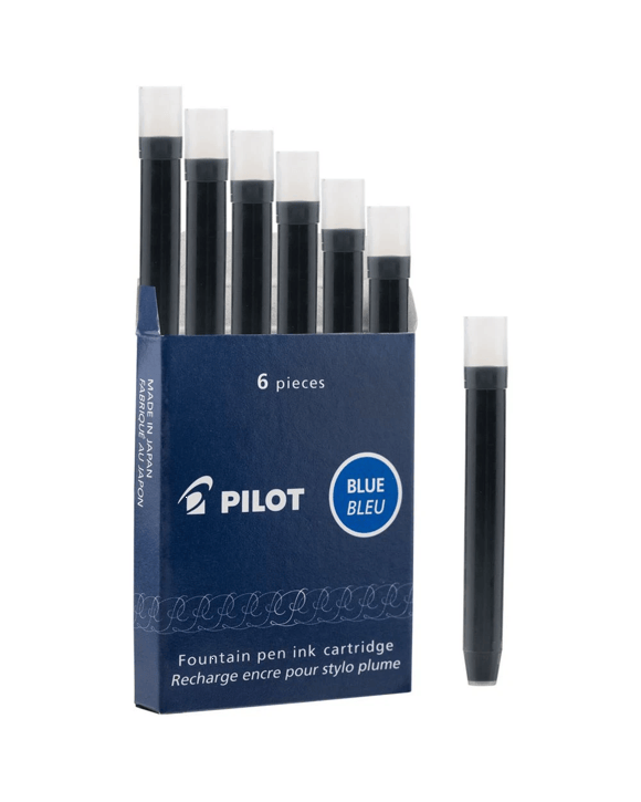 PILOT Namiki IC-50 Fountain Pen Ink Cartridges Blue 6 Pack