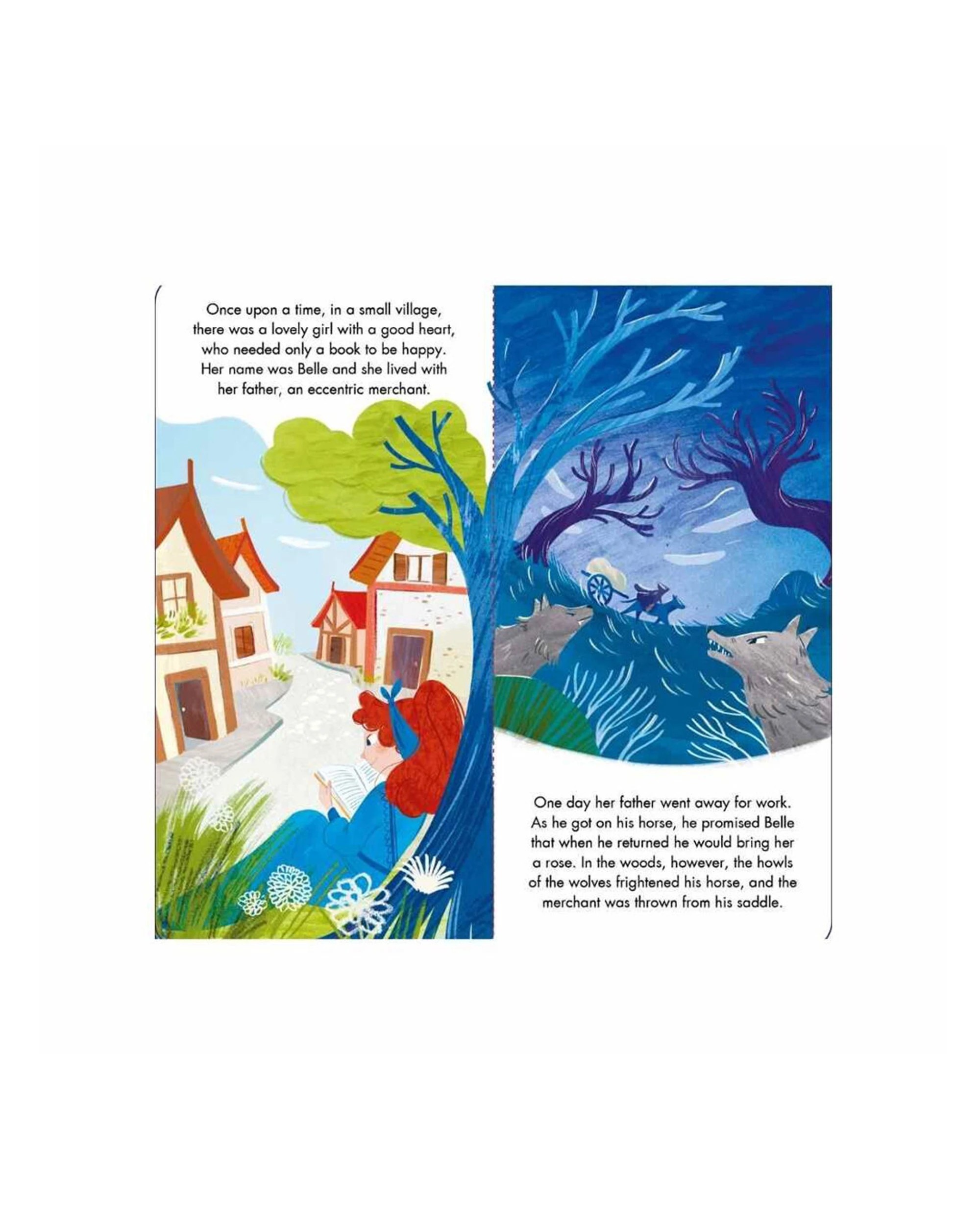 4 Sassi 30pc Fairy Tale Puzzle & Story Book Kids Activity Set Beauty The Beast - Blue, 4 of 4