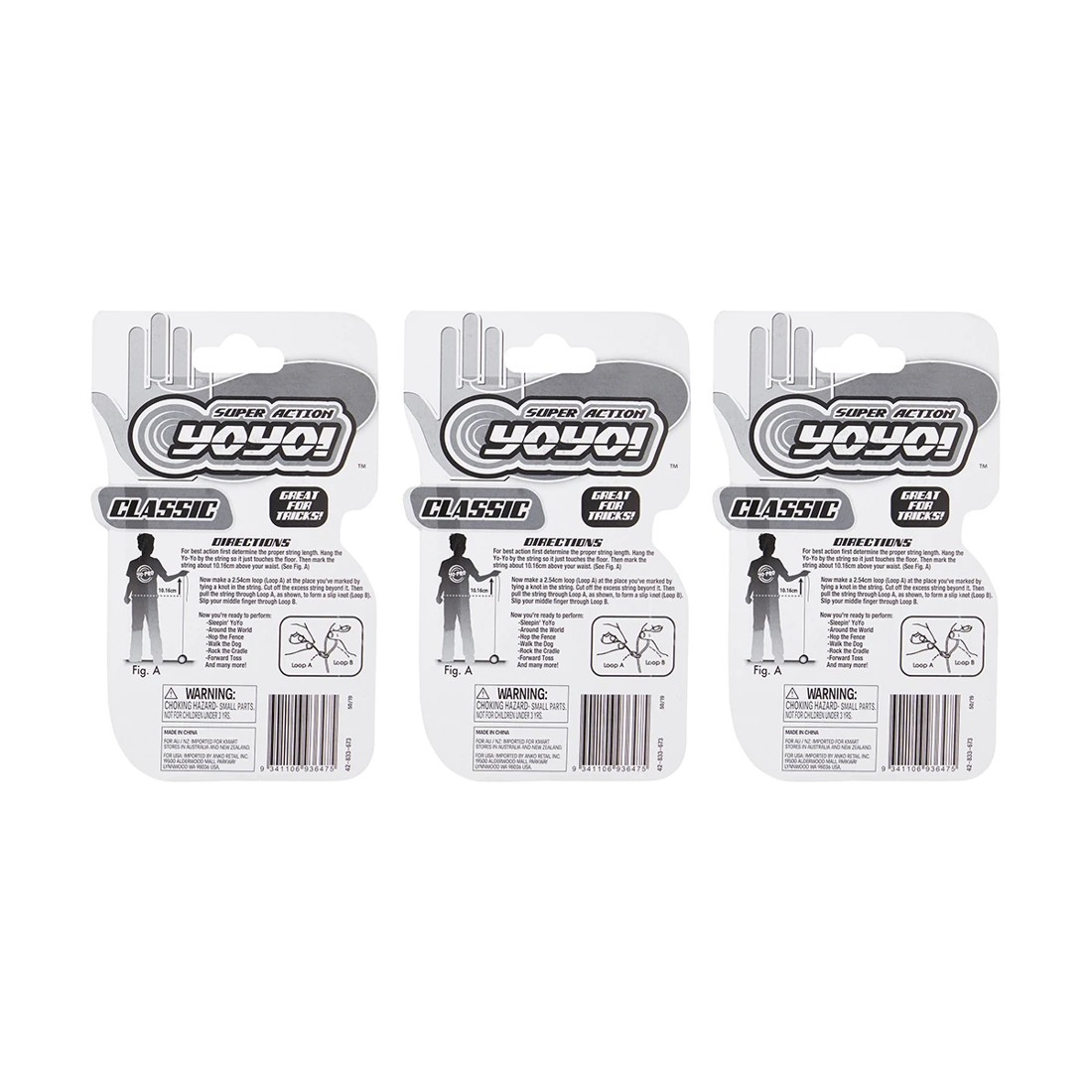4 Super Action YoYo Classic Toy - Assorted, 4 of 4