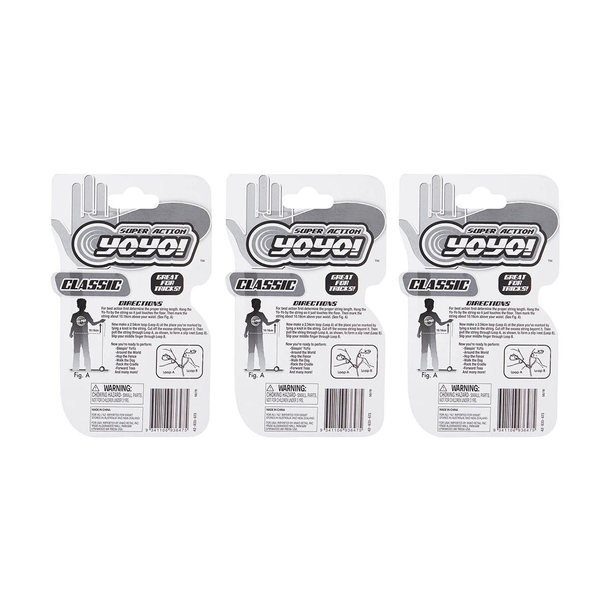 4 Super Action YoYo Classic Toy - Assorted, 4 of 4