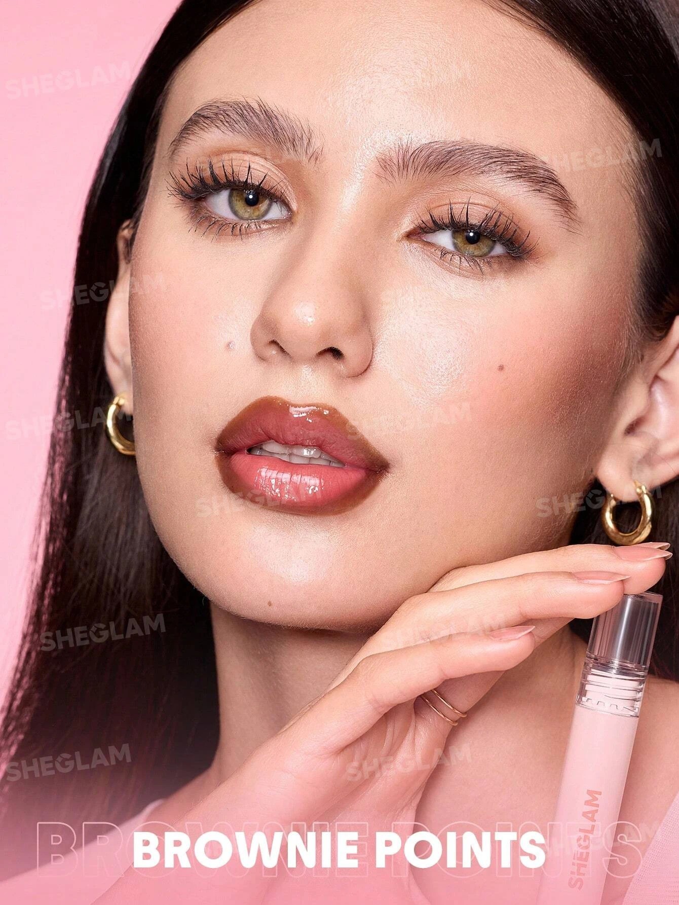 3 SHEGLAM's Fall In Line Peel Off Lip Liner Stain - Brownie Points, 3 of 8