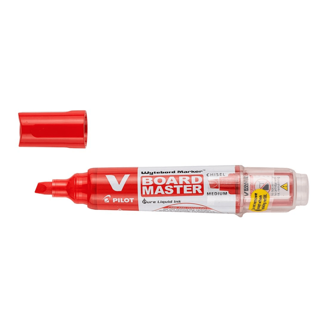 2 PILOT V Board Master Whiteboard Marker Chisel Tip Red, 2 of 6