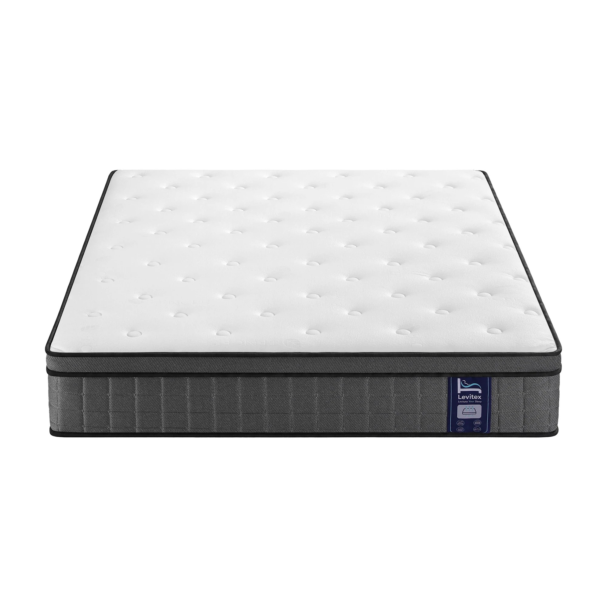 3 Levitex Mattress 5-Zone Pocket Spring Extra Edge Support 30CM - Double Bed - Multi, 3 of 10