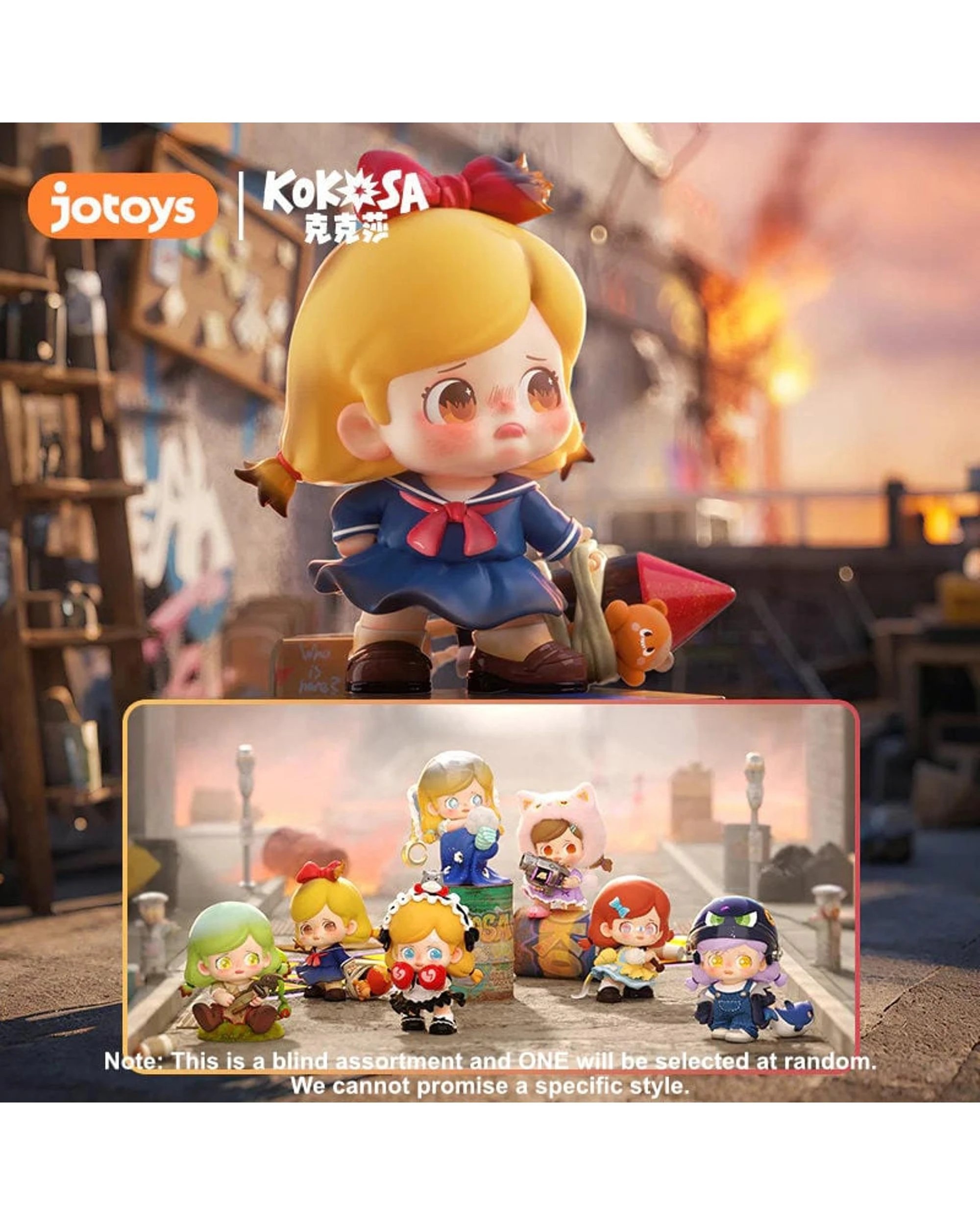 3 Jotoys KOKOSA K.O. Girls Figure Blind Box, 3 of 9