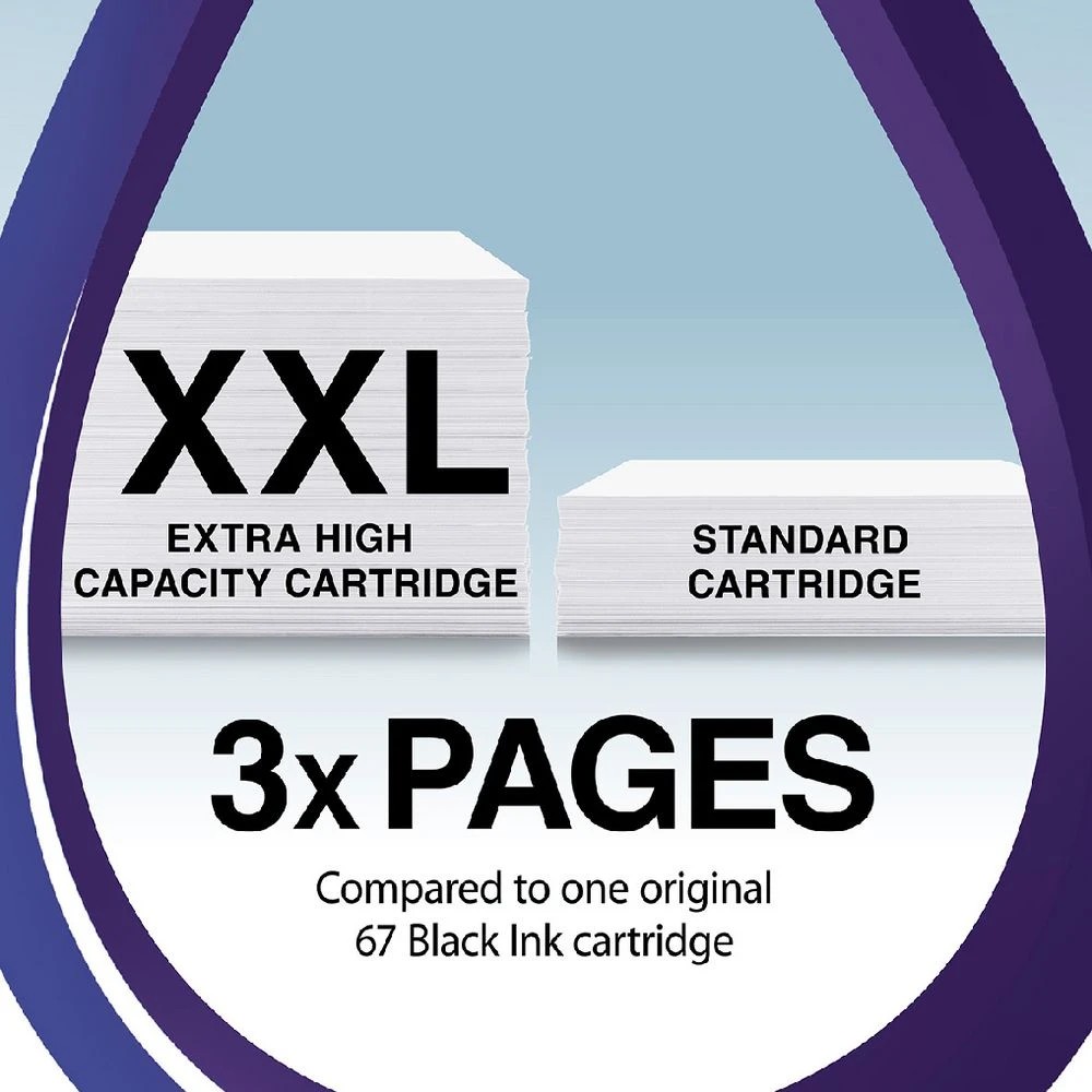 4 Calidad HP Alternative 67XXL Black Ink Cartridge, 4 of 7