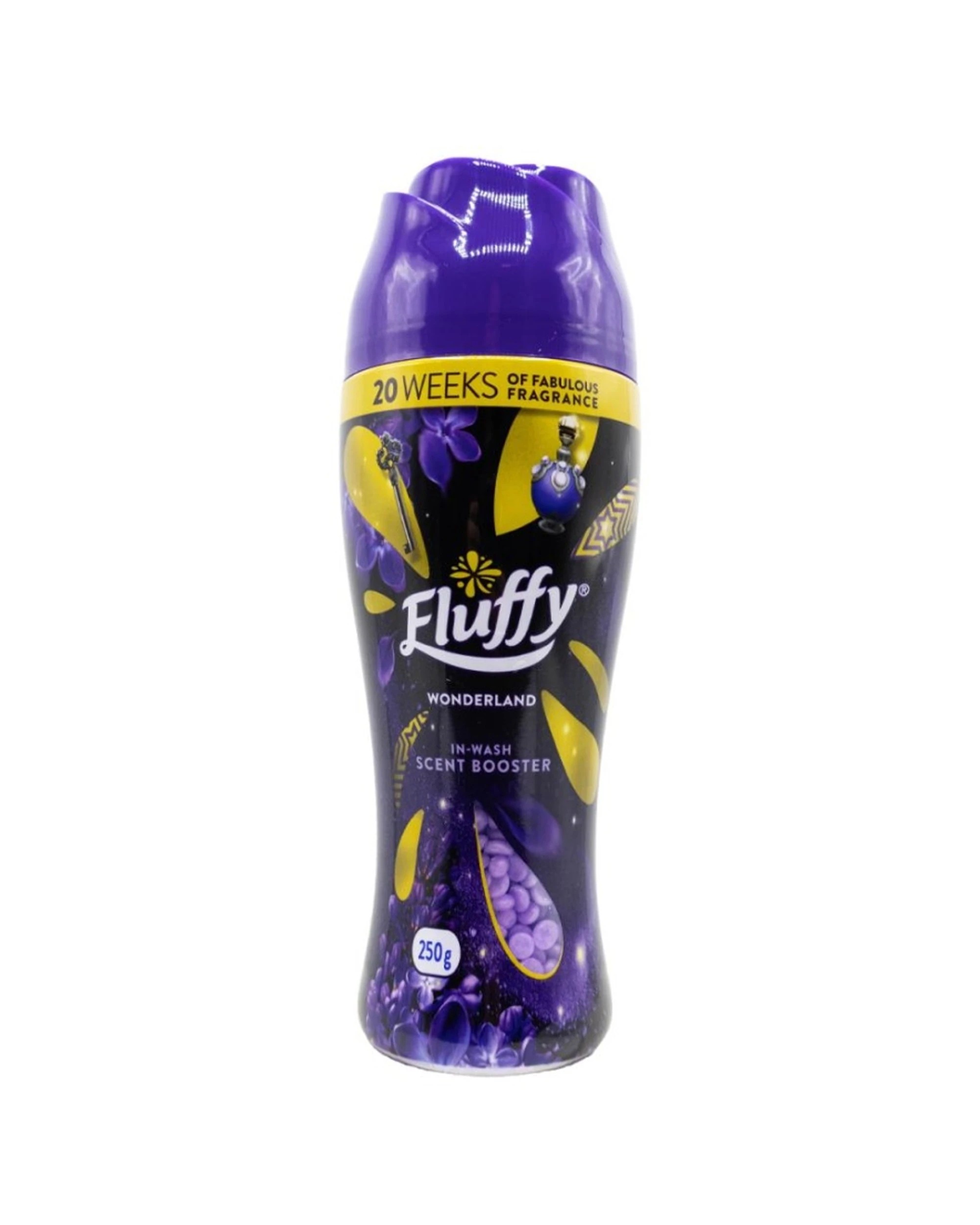 2 Fluffy 3PK In Wash Scent Booster Wonderland Laundry Fragrance 250g - Purple, 2 of 3