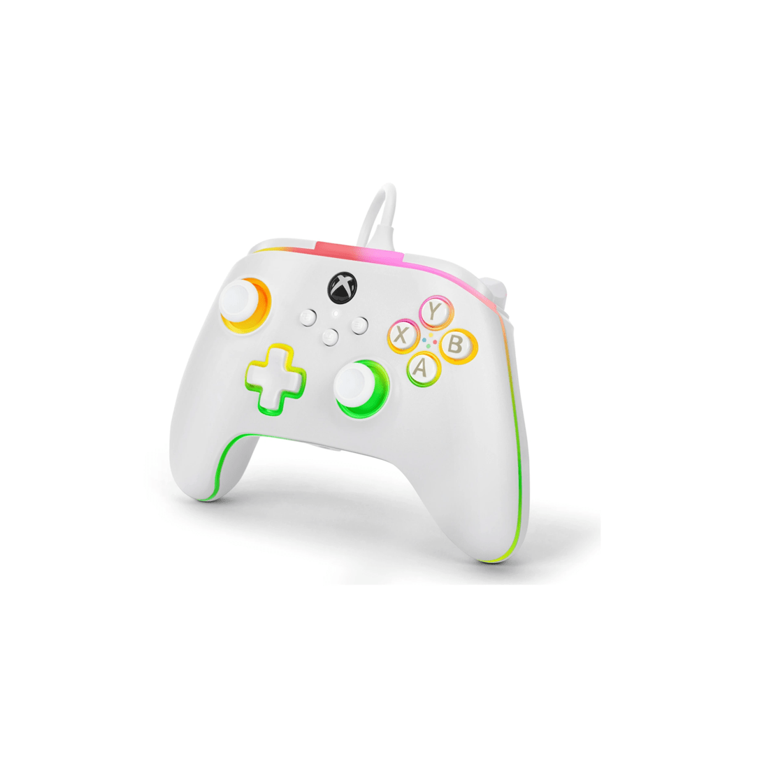 7 Powera Xbox Series S X Wired Console Gaming Controller Lumectra White 3m Cable - White, 7 of 8